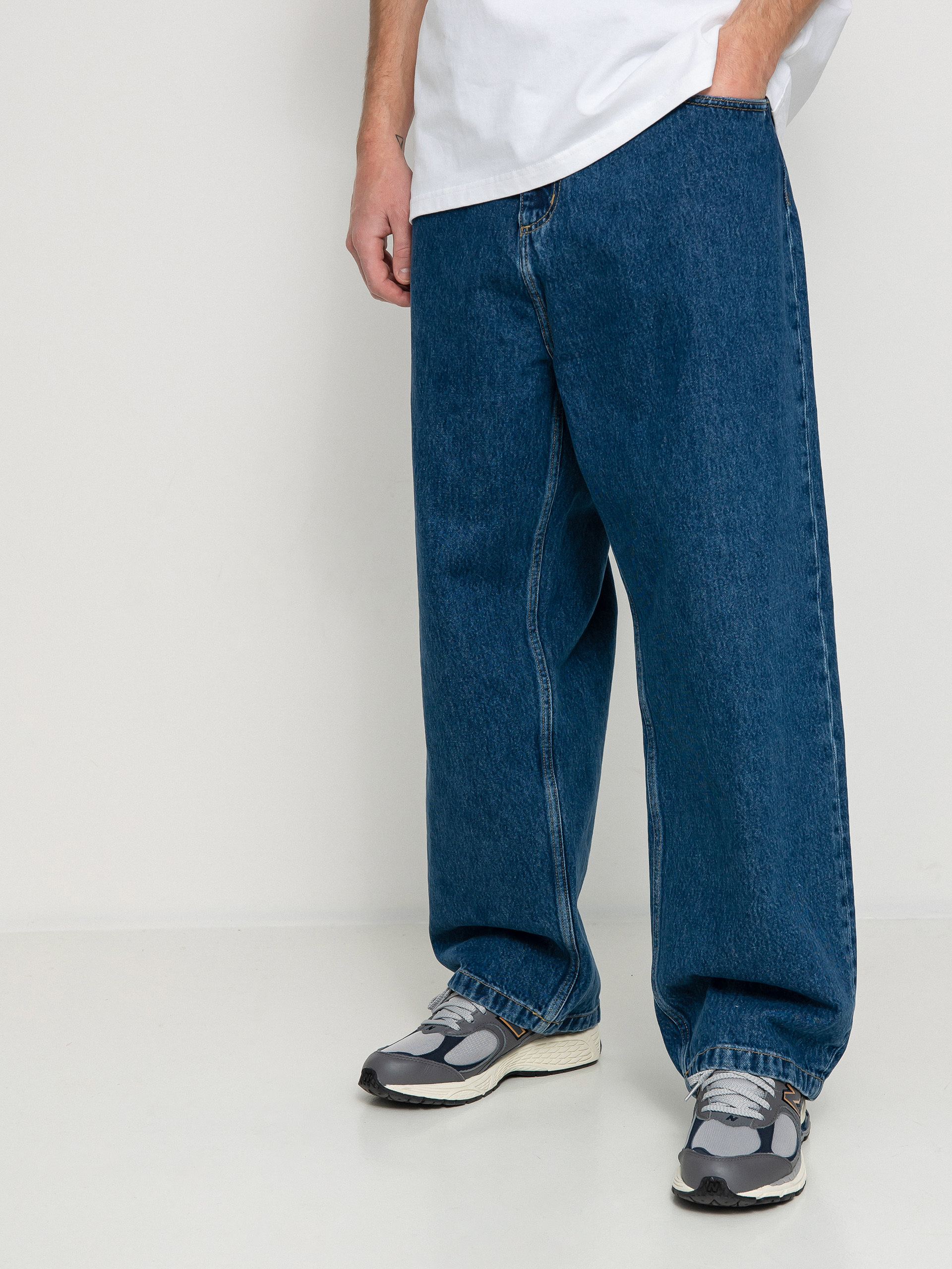 Штани Carhartt WIP Brandon - блакитний (blue)