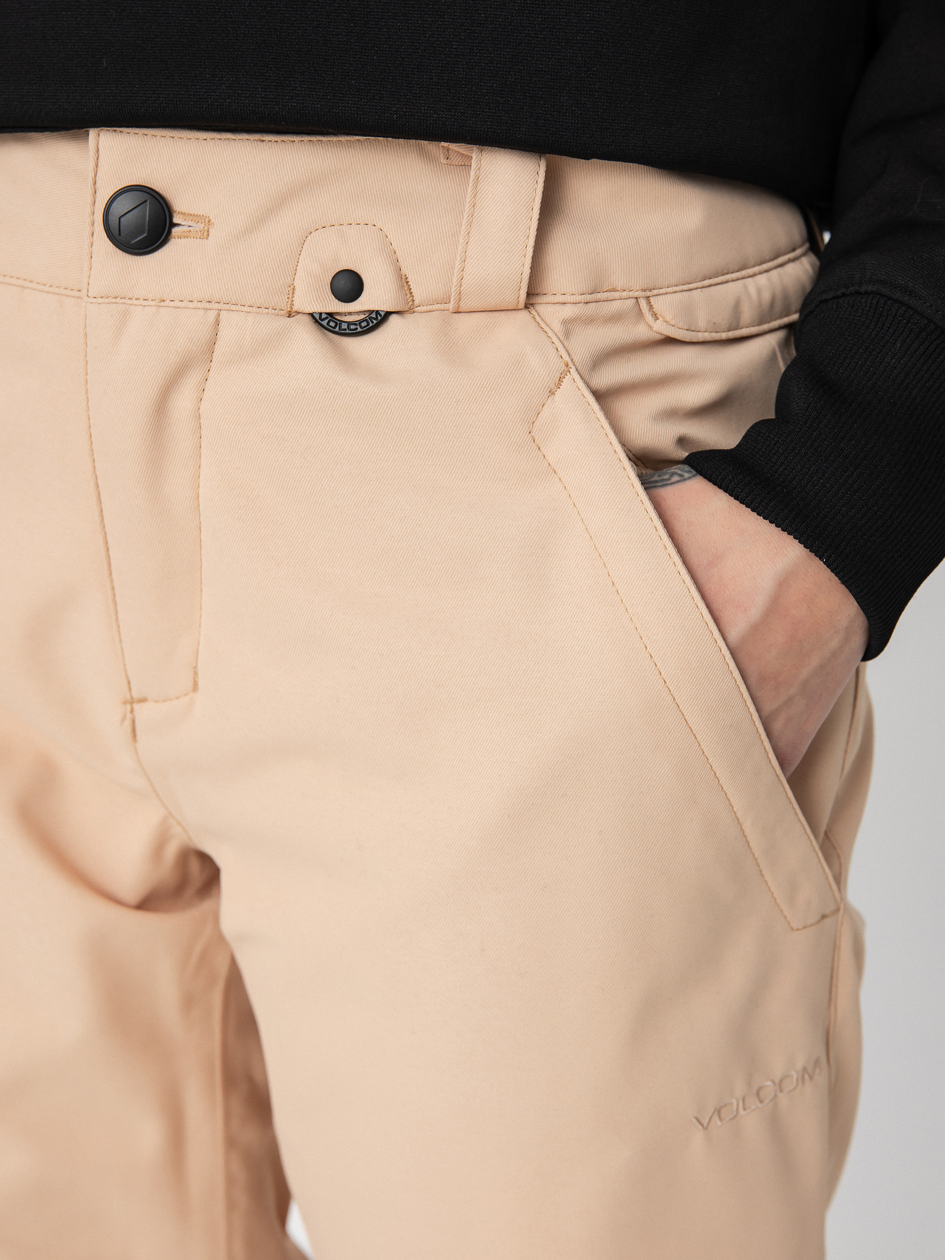 Жіночі Сноубордичні штани Volcom Frochickie Ins (sand)