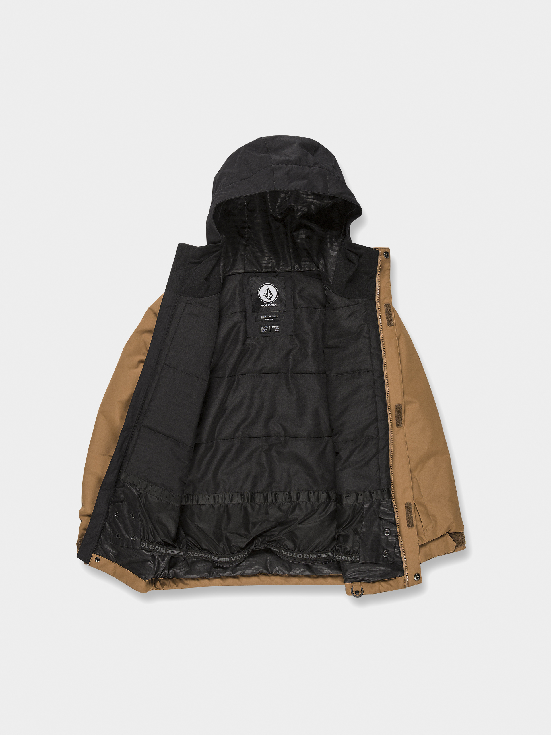 Сноубордична куртка Volcom Stone.91 Ins JR (caramel)