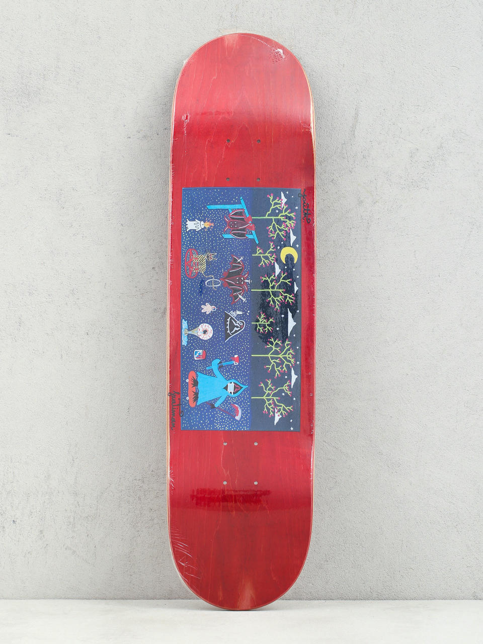 Декa Youth Skateboards X Szati Vaccine (red)