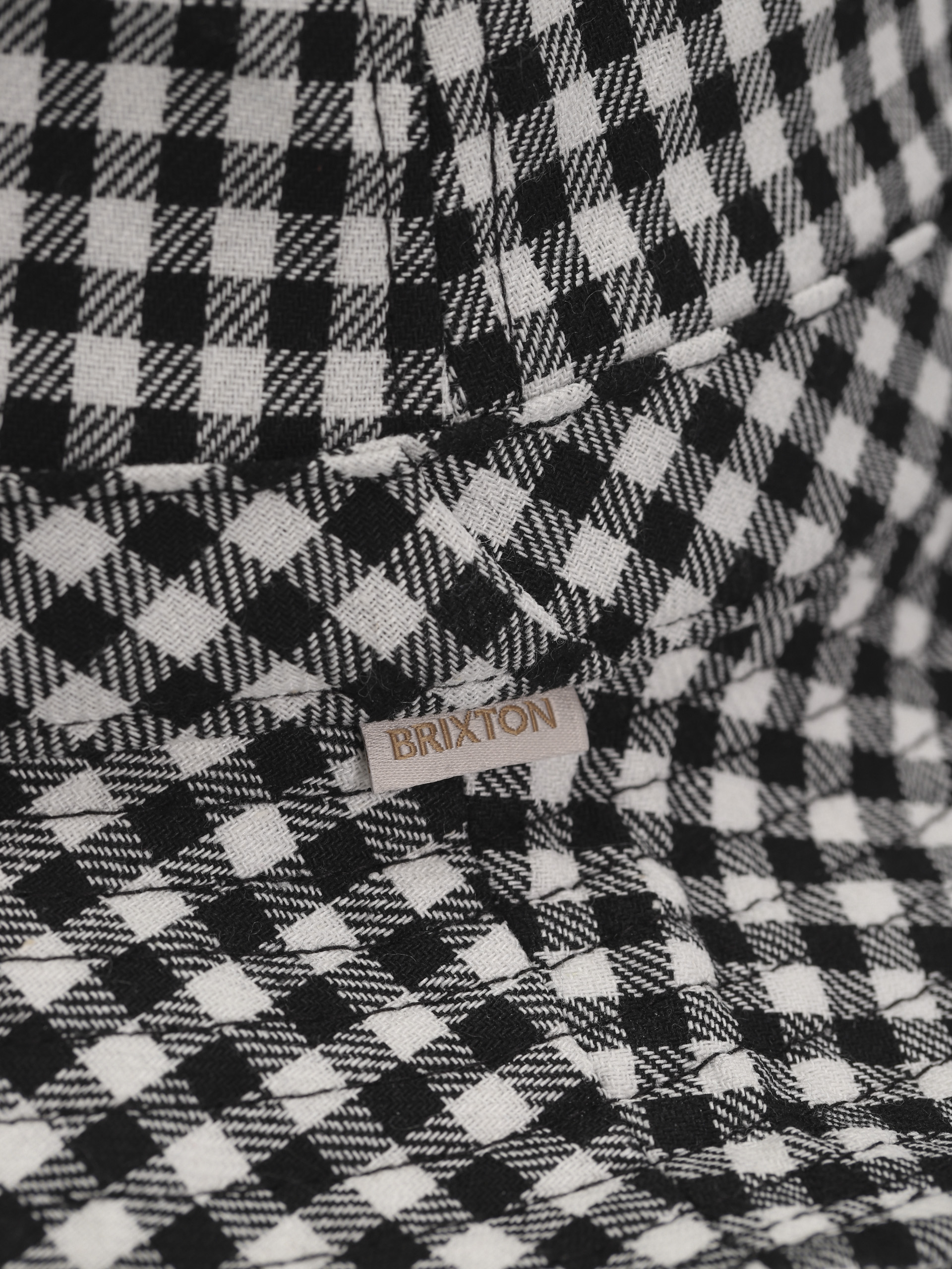 Капелюх Brixton Petra Packable Bucket Hat (black gingham)