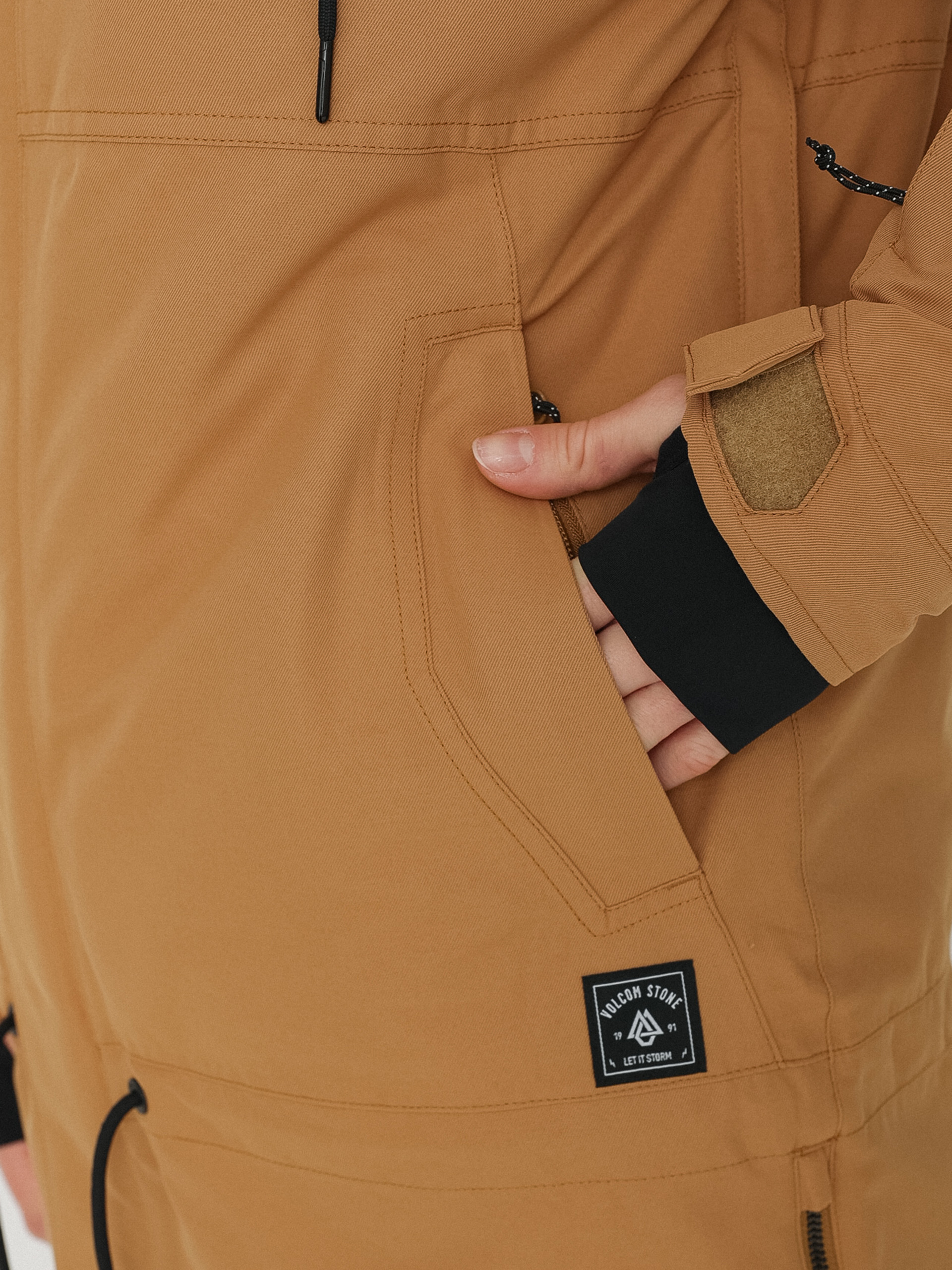 Жіноча Сноубордична куртка Volcom Paxson 2L Tds Inf Parka (caramel)