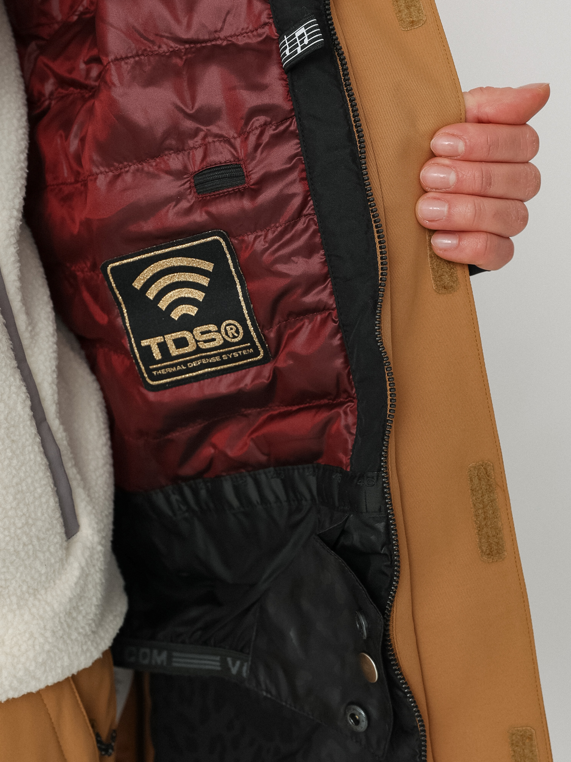 Жіноча Сноубордична куртка Volcom Paxson 2L Tds Inf Parka (caramel)