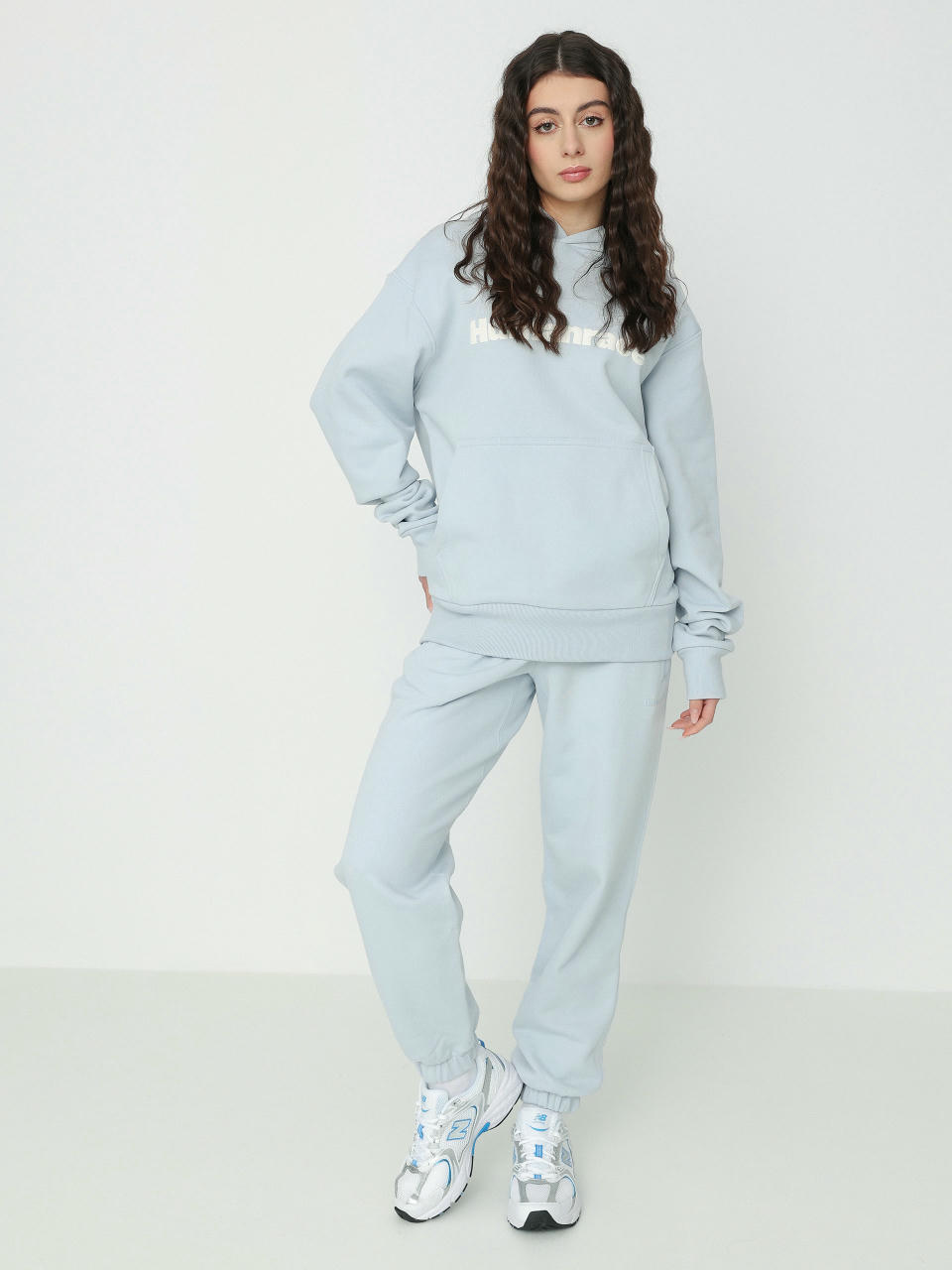 Худі adidas Originals Pharrell Williams Basics HD Wmn (halblu)