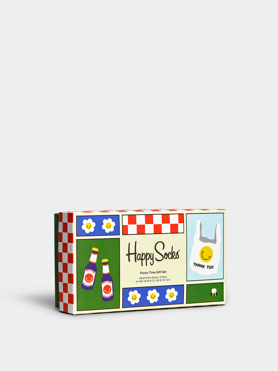  Шкарпетки Happy Socks 3 Pack Picnic Time Gift Set (beige)