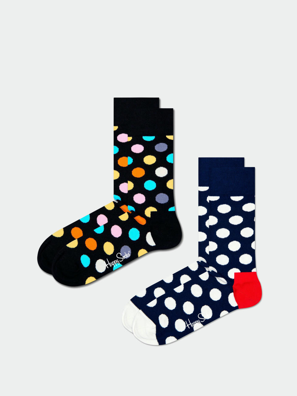  Шкарпетки Happy Socks 2 Pack Classic Big Dot (black)