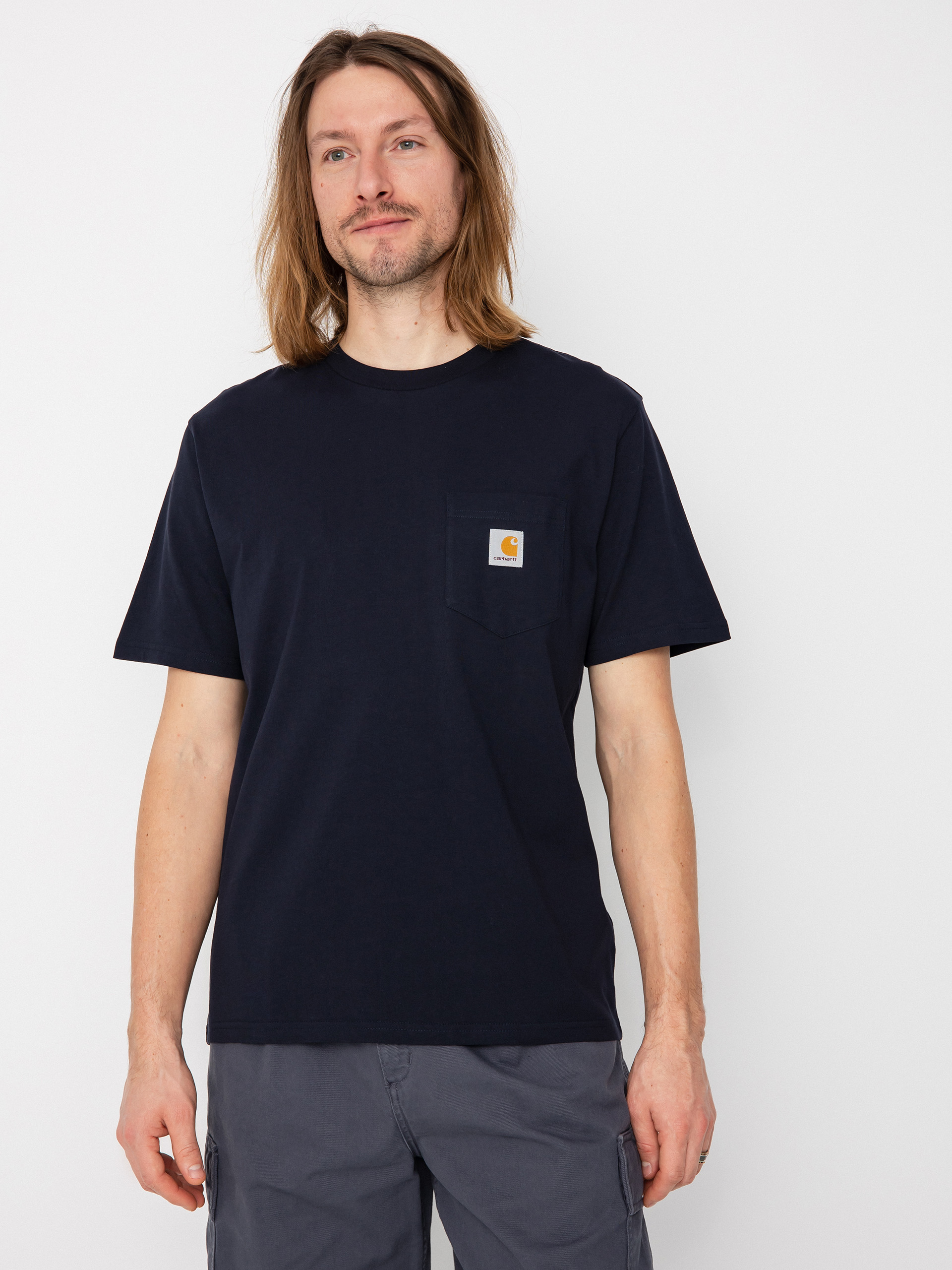 Футболка Carhartt WIP Pocket (dark navy)