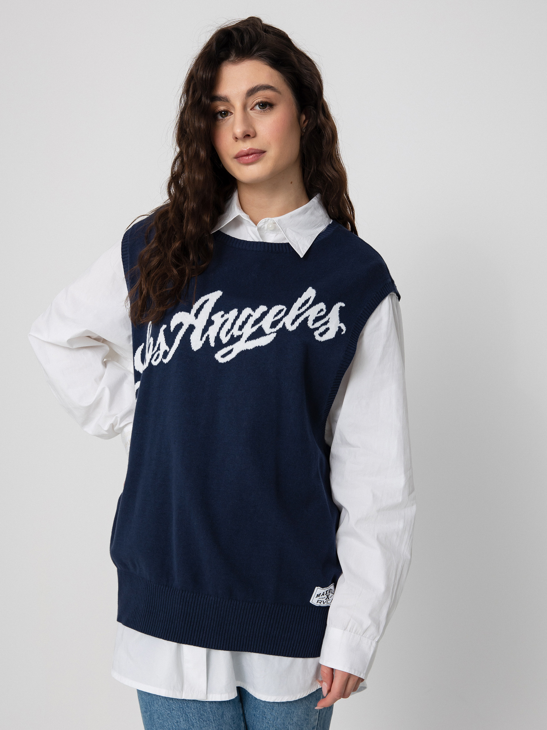 Светр RVCA Hometown Sweater Ves Wmn (moody blue)