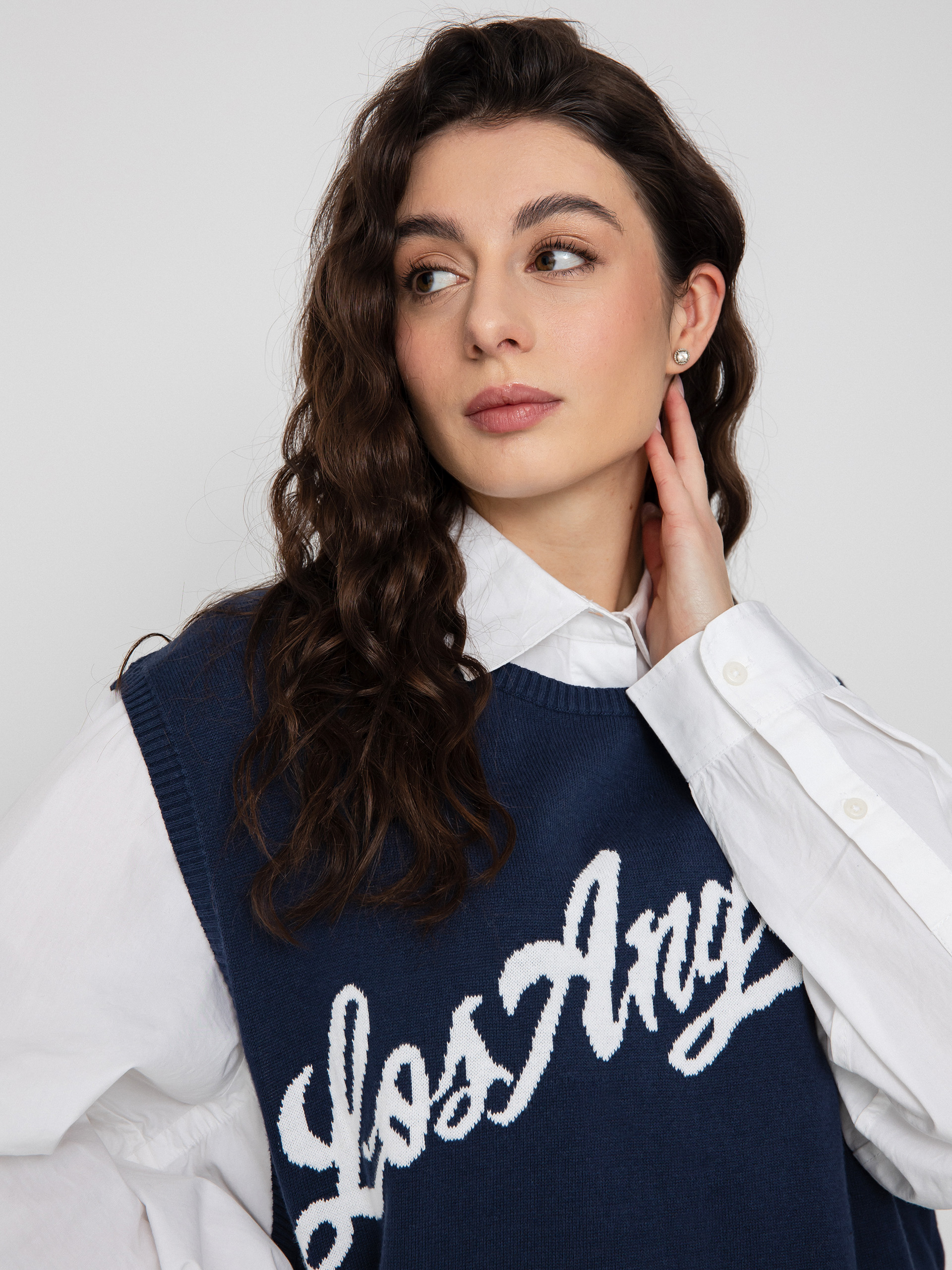 Светр RVCA Hometown Sweater Ves Wmn (moody blue)