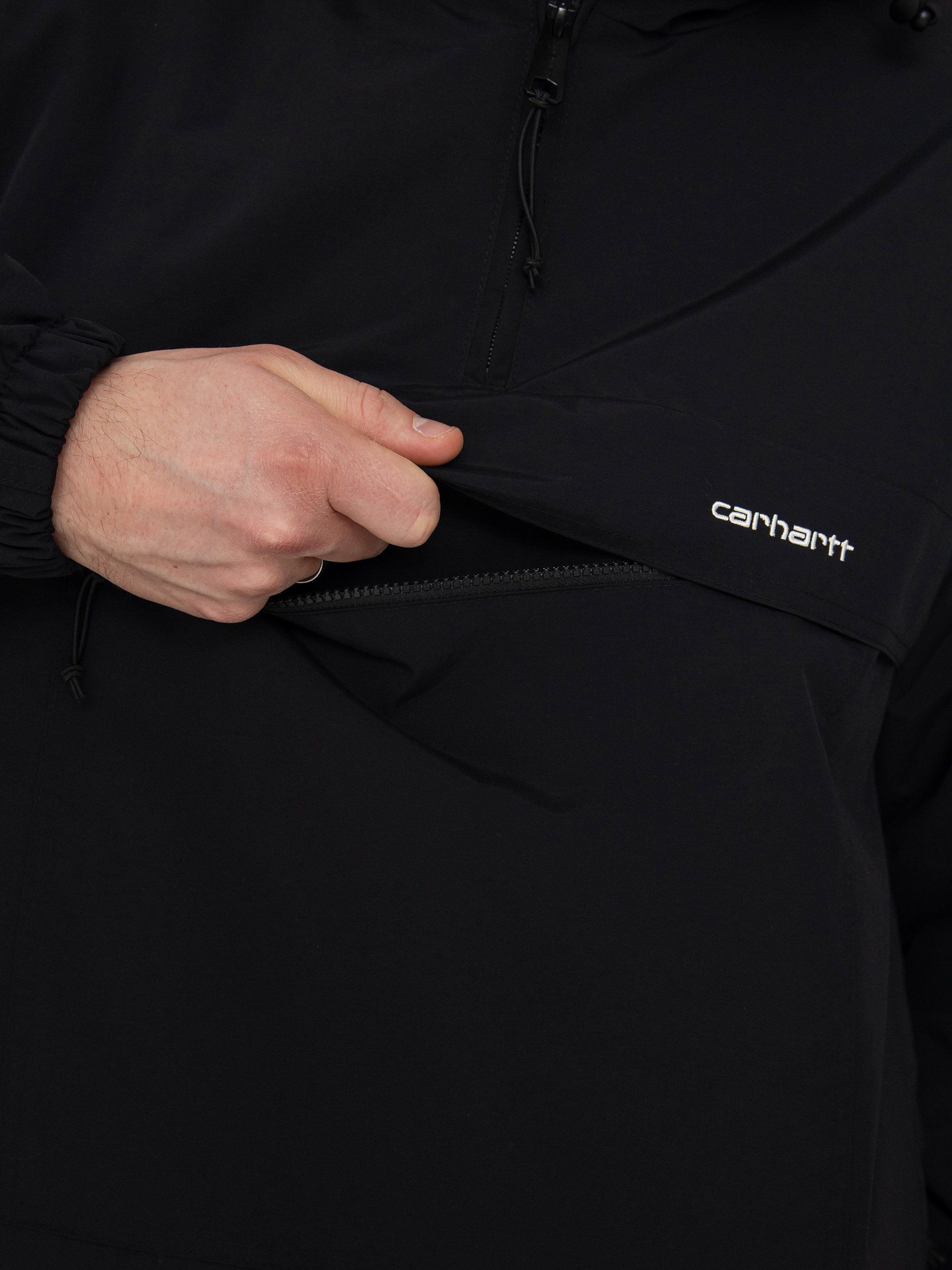 Куртка Carhartt WIP Windbreaker (black/white)