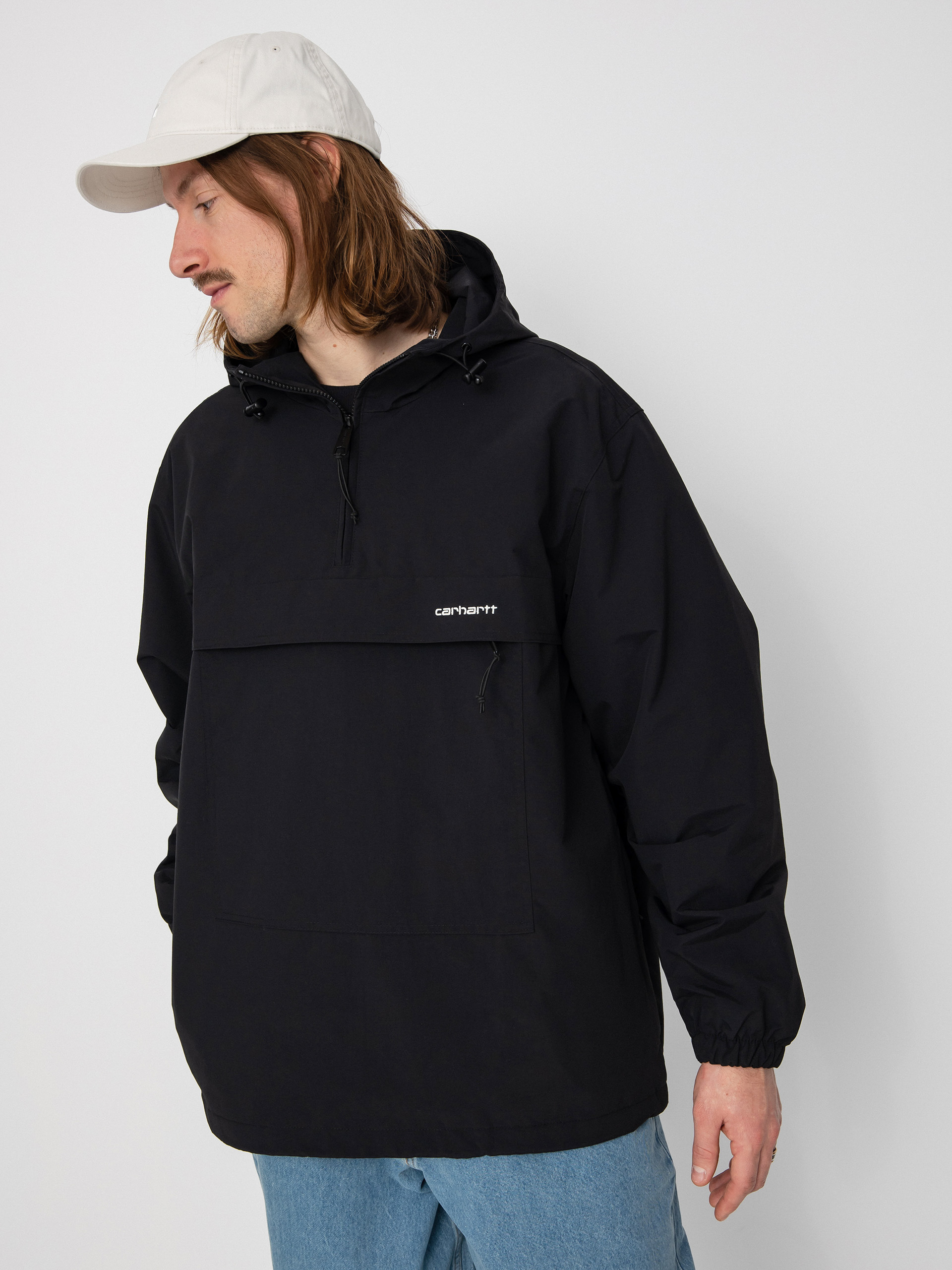 Куртка Carhartt WIP Windbreaker (black/white)