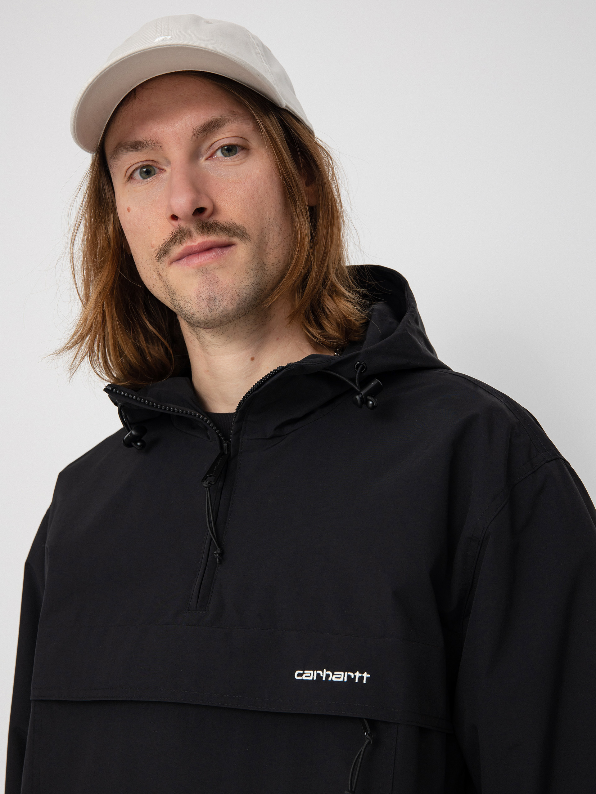 Куртка Carhartt WIP Windbreaker (black/white)
