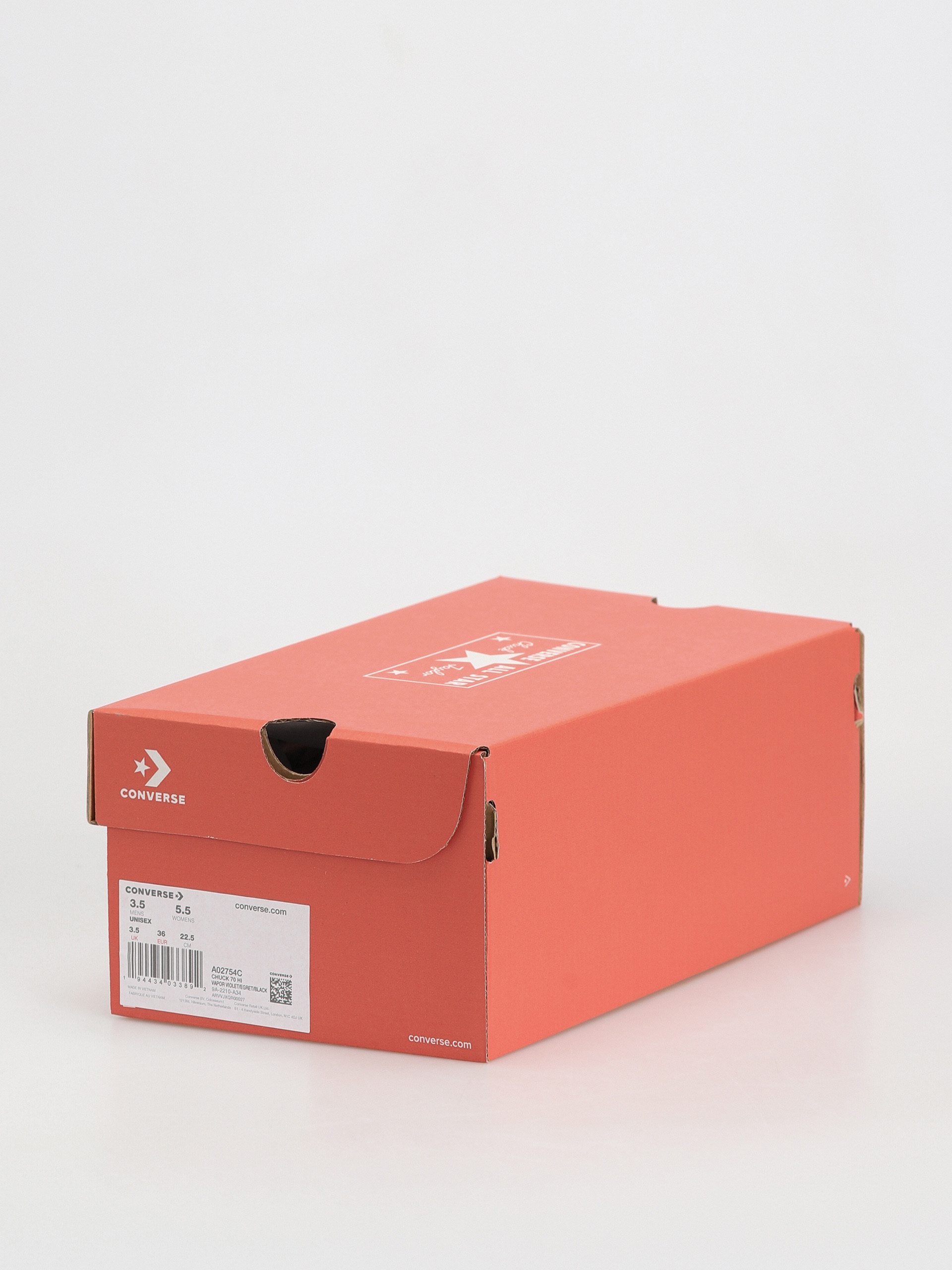 Кеди Converse Chuck 70 Hi (vapor violet/egret/black)