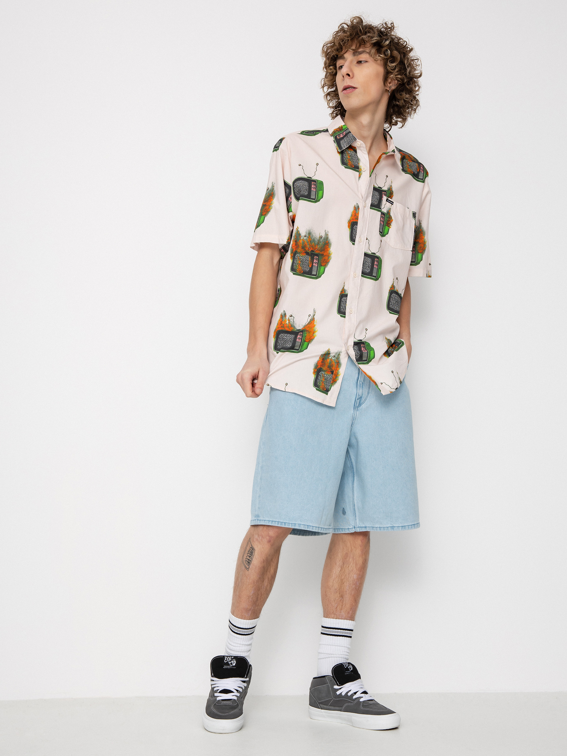 u0421u043eu0440u043eu0447u043au0430 Volcom Fa J Hager (whitecap grey)