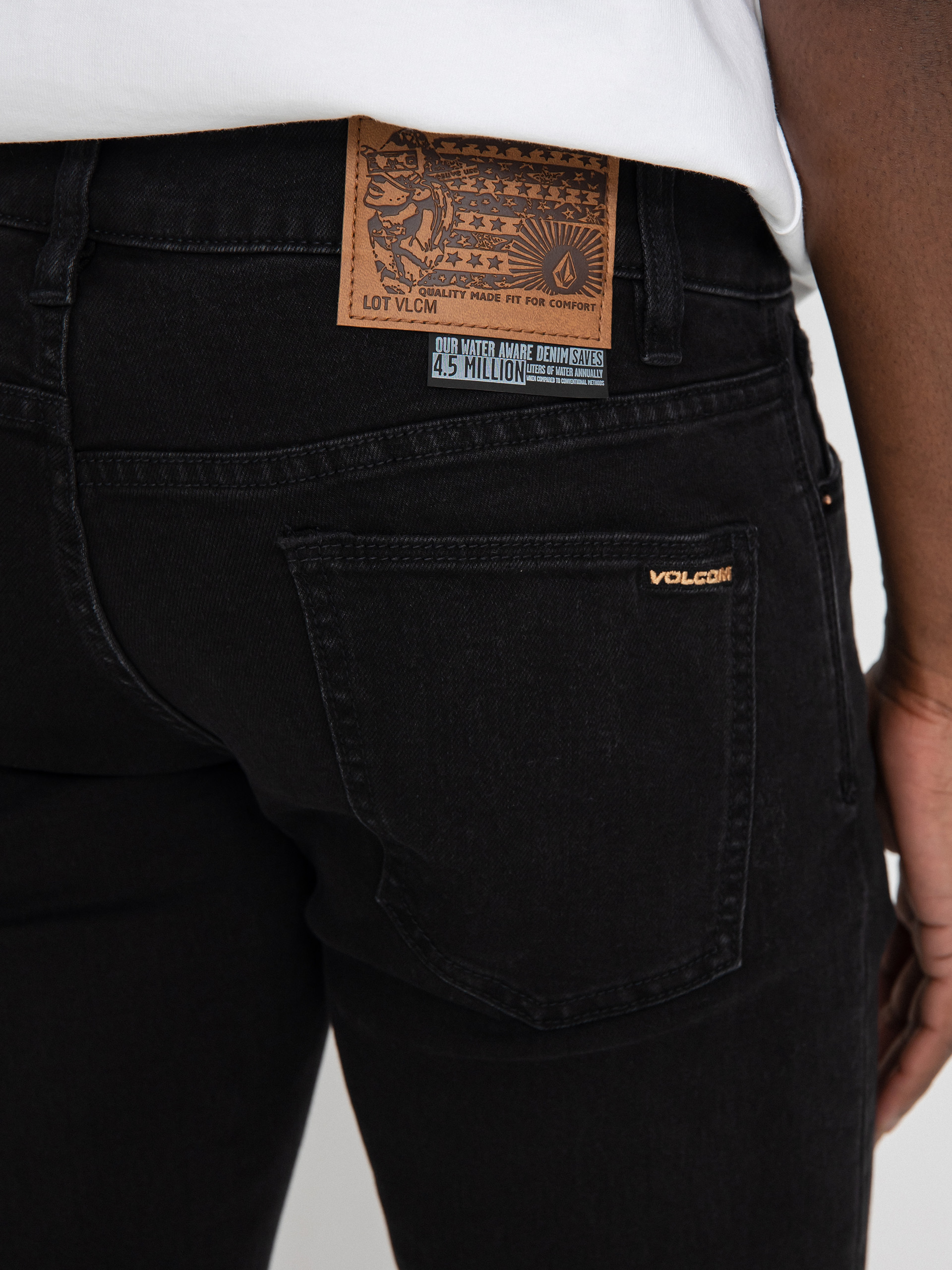 Штани Volcom 2X4 Denim (black out)