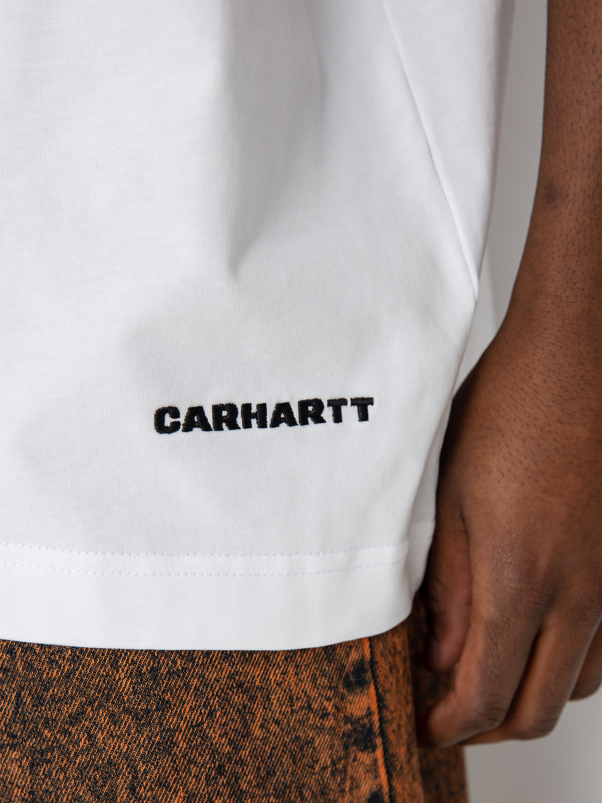 Футболка Carhartt WIP Link Script (white/black)