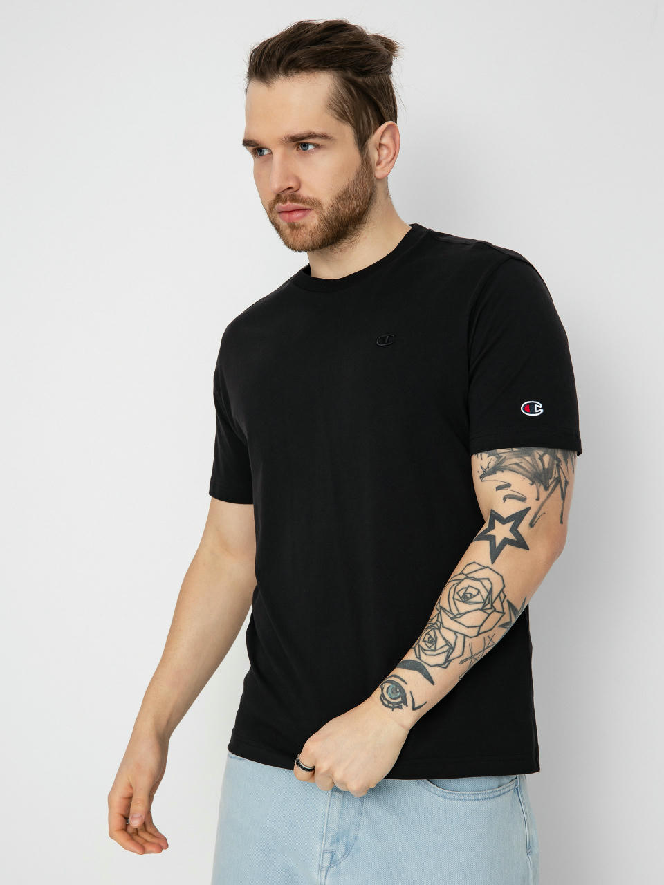 Футболка Champion Crewneck T-Shirt 218496 (nbk)