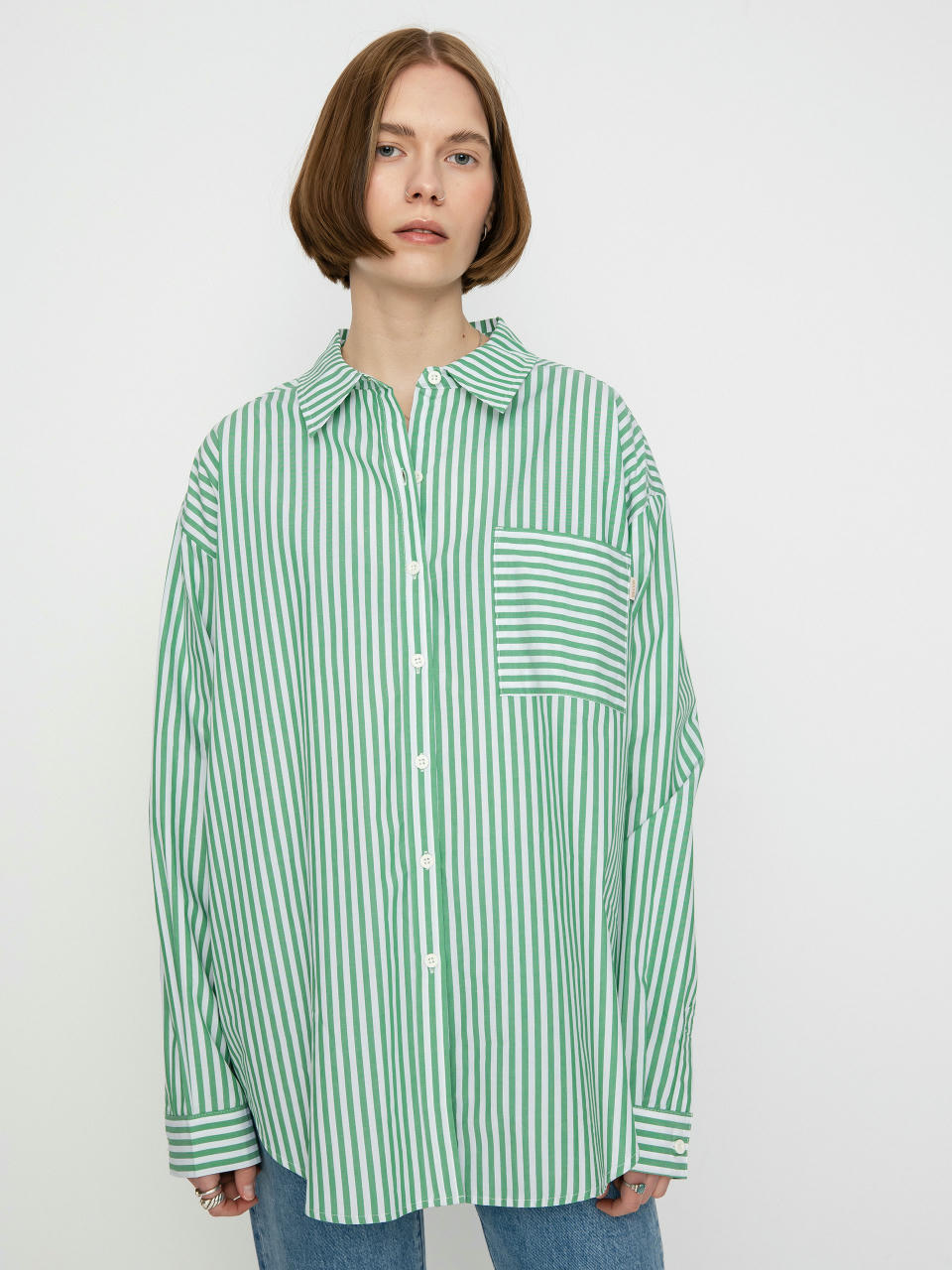 Сорочка Brixton Sidney Oversized Ls Wmn (leprechaun)