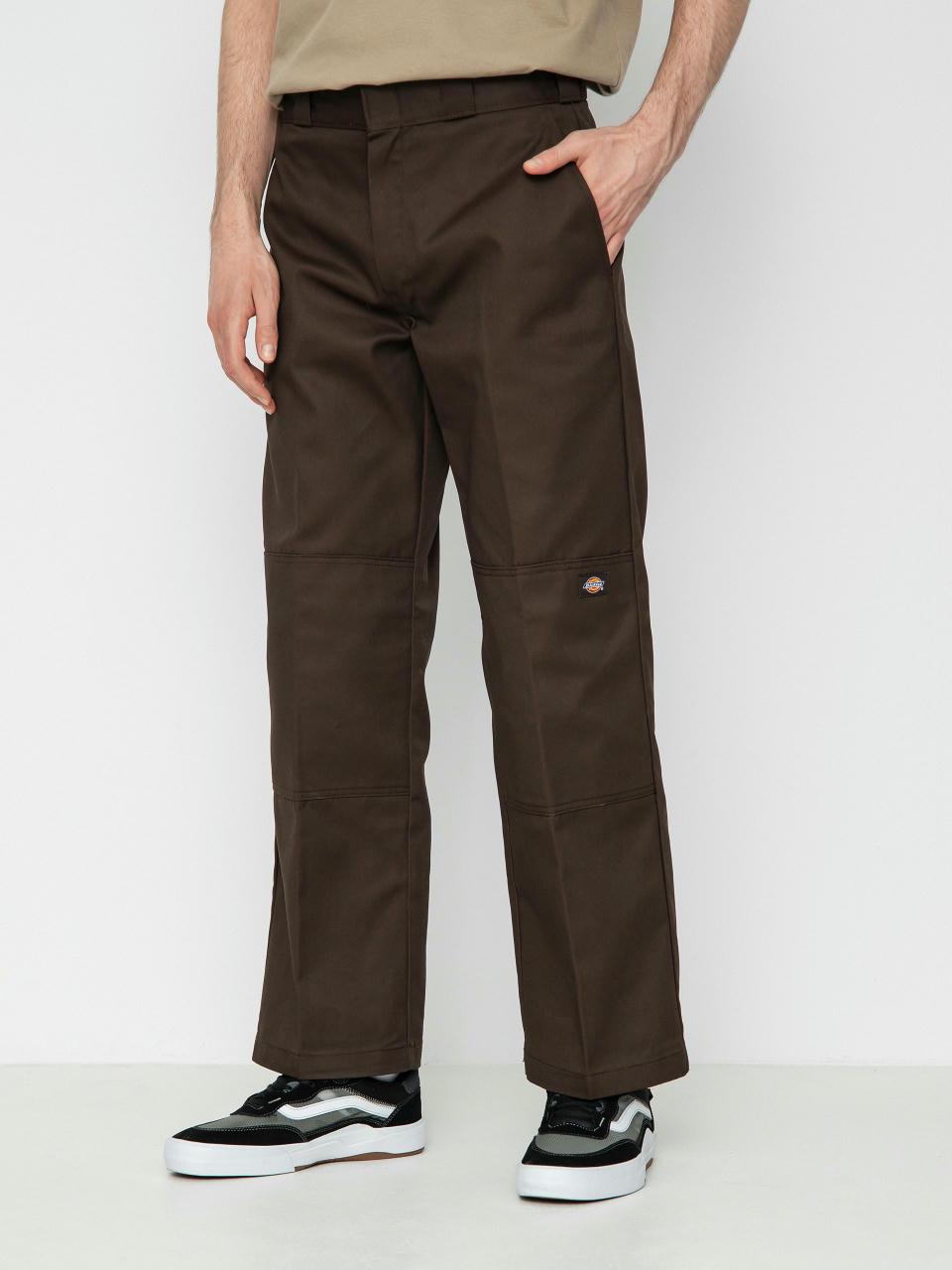 Штани Dickies Double Knee (dark brown)