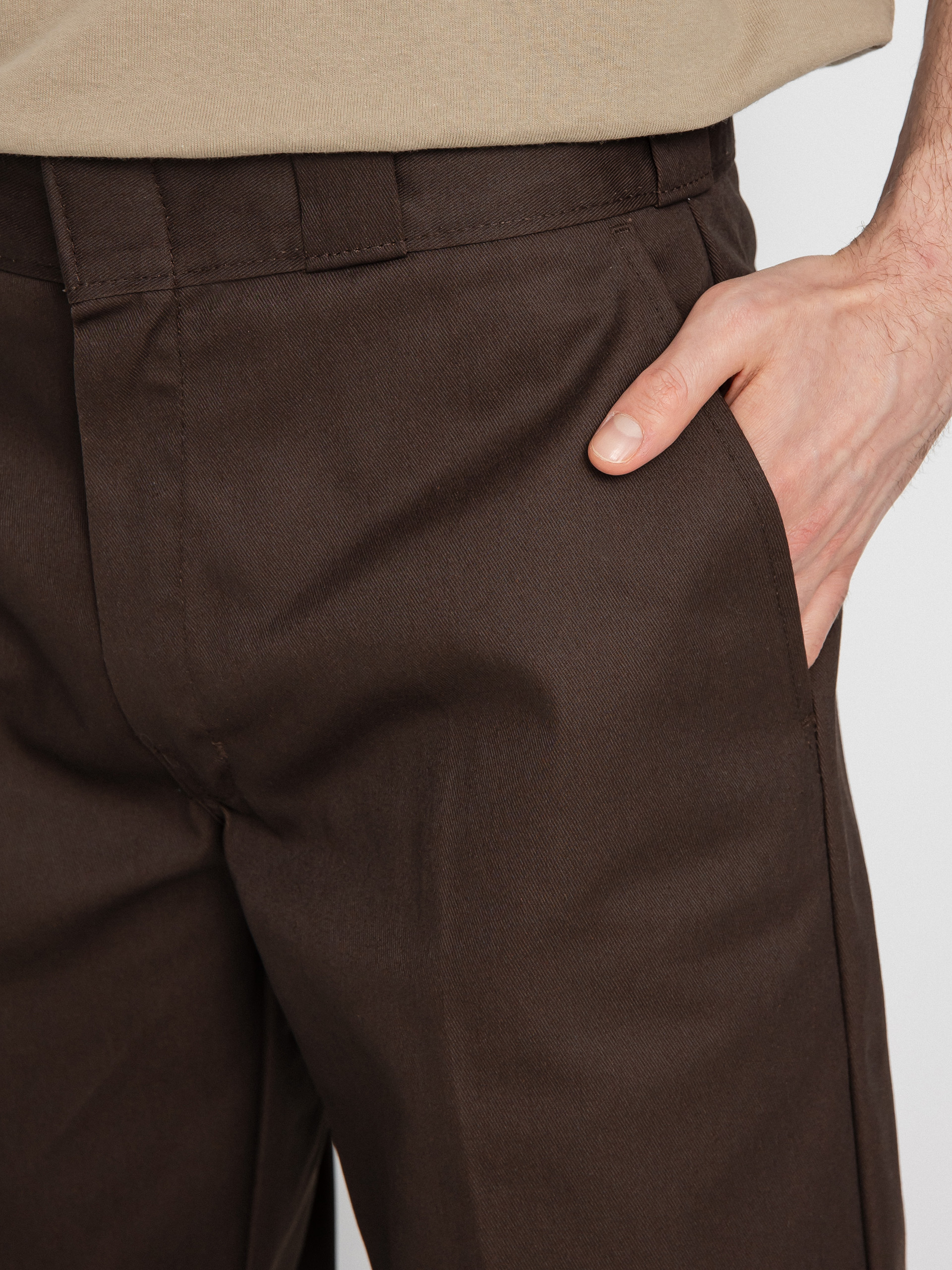 Штани Dickies Double Knee (dark brown)