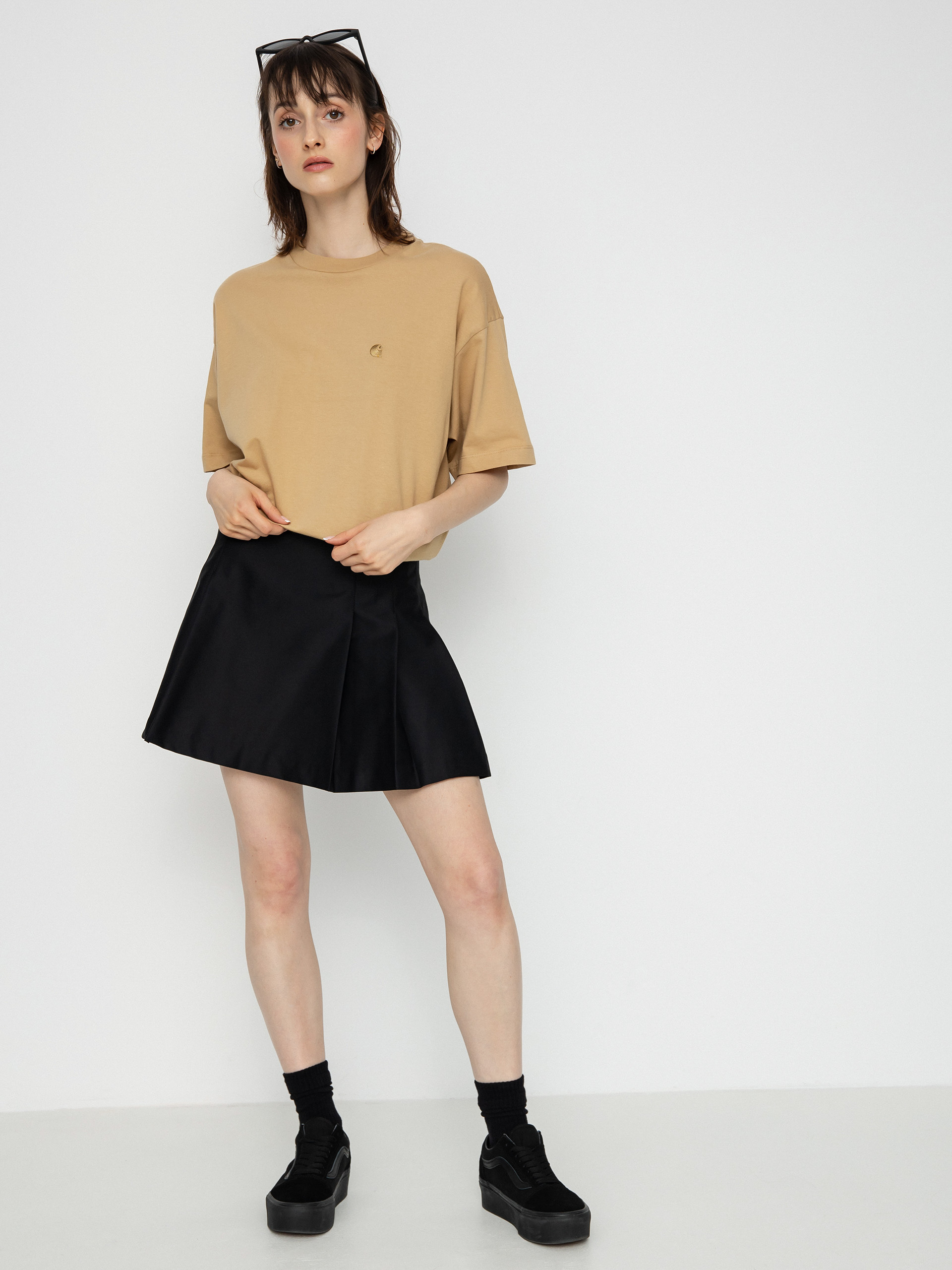 Футболка Carhartt WIP Chester Wmn (dusty h brown)