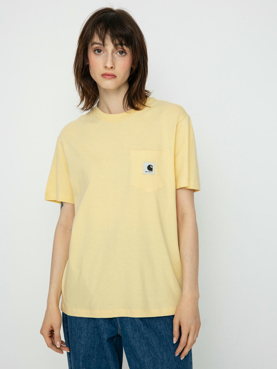 Футболка Carhartt WIP Pocket Wmn (citron)