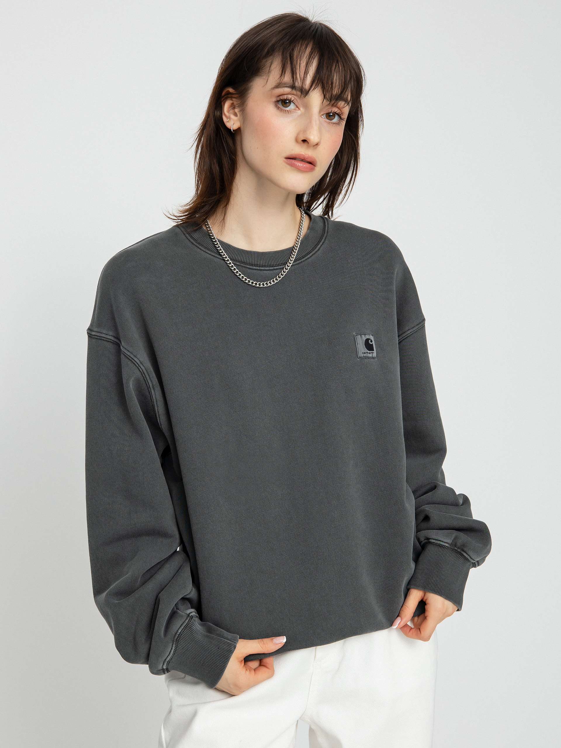 Світшот Carhartt WIP Nelson Wmn (black)