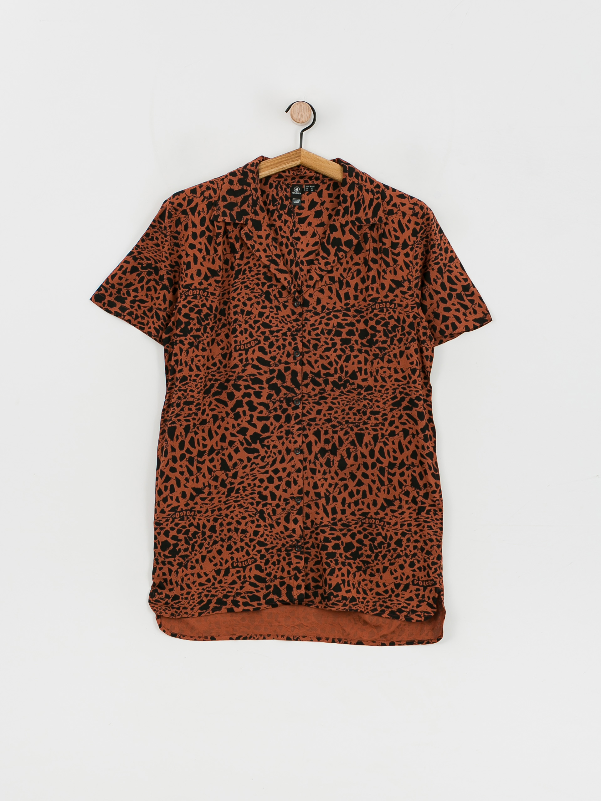 Сорочка Volcom Dino Tea Tunic Wmn (dark clay)