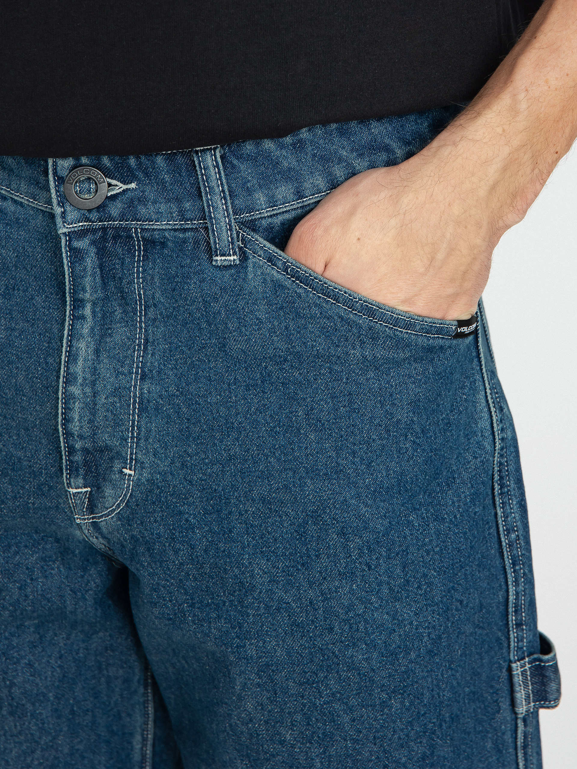 Шорти Volcom Labored Denim Utility (indigo ridge wash)
