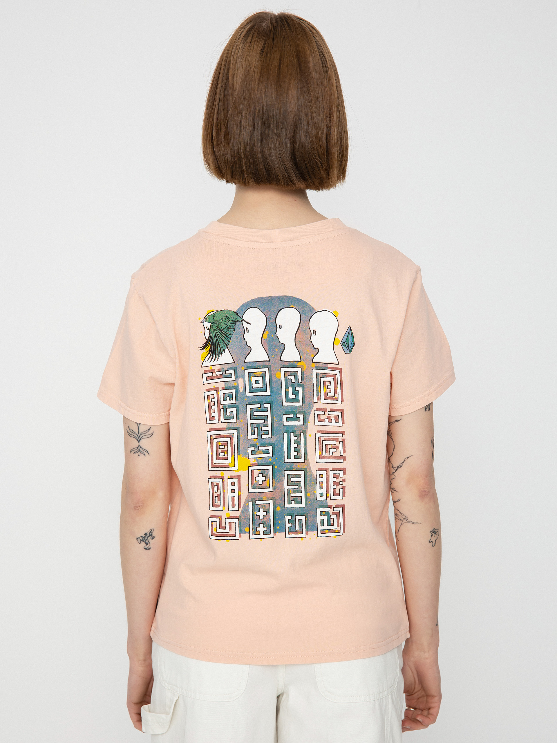 Футболка Volcom Fa Ed Merlin Murray Wmn (melon)