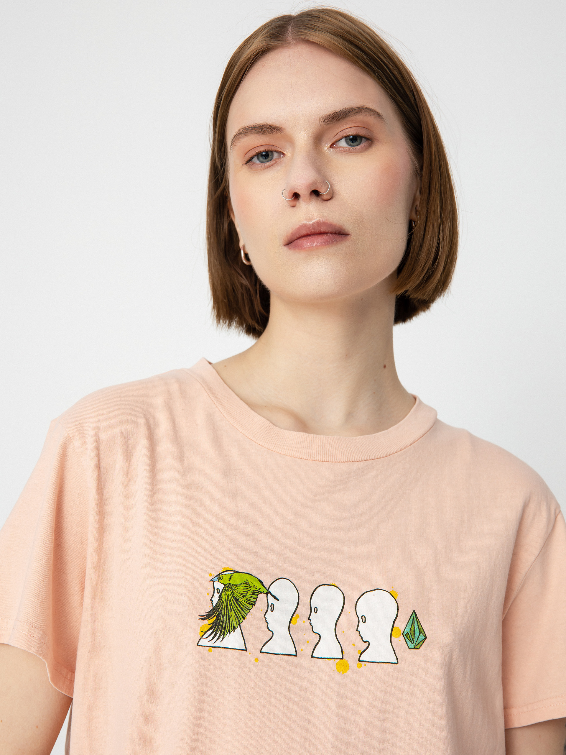 Футболка Volcom Fa Ed Merlin Murray Wmn (melon)