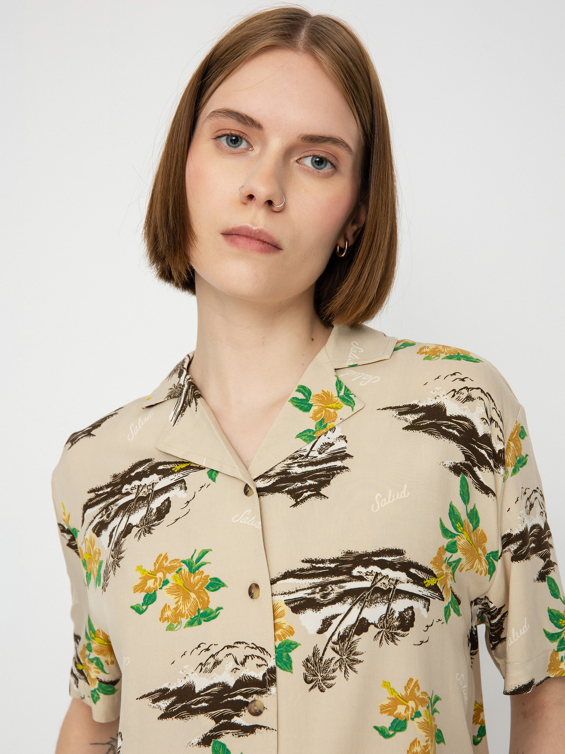 Сорочка Brixton Bunker Paradise Wmn (safari)