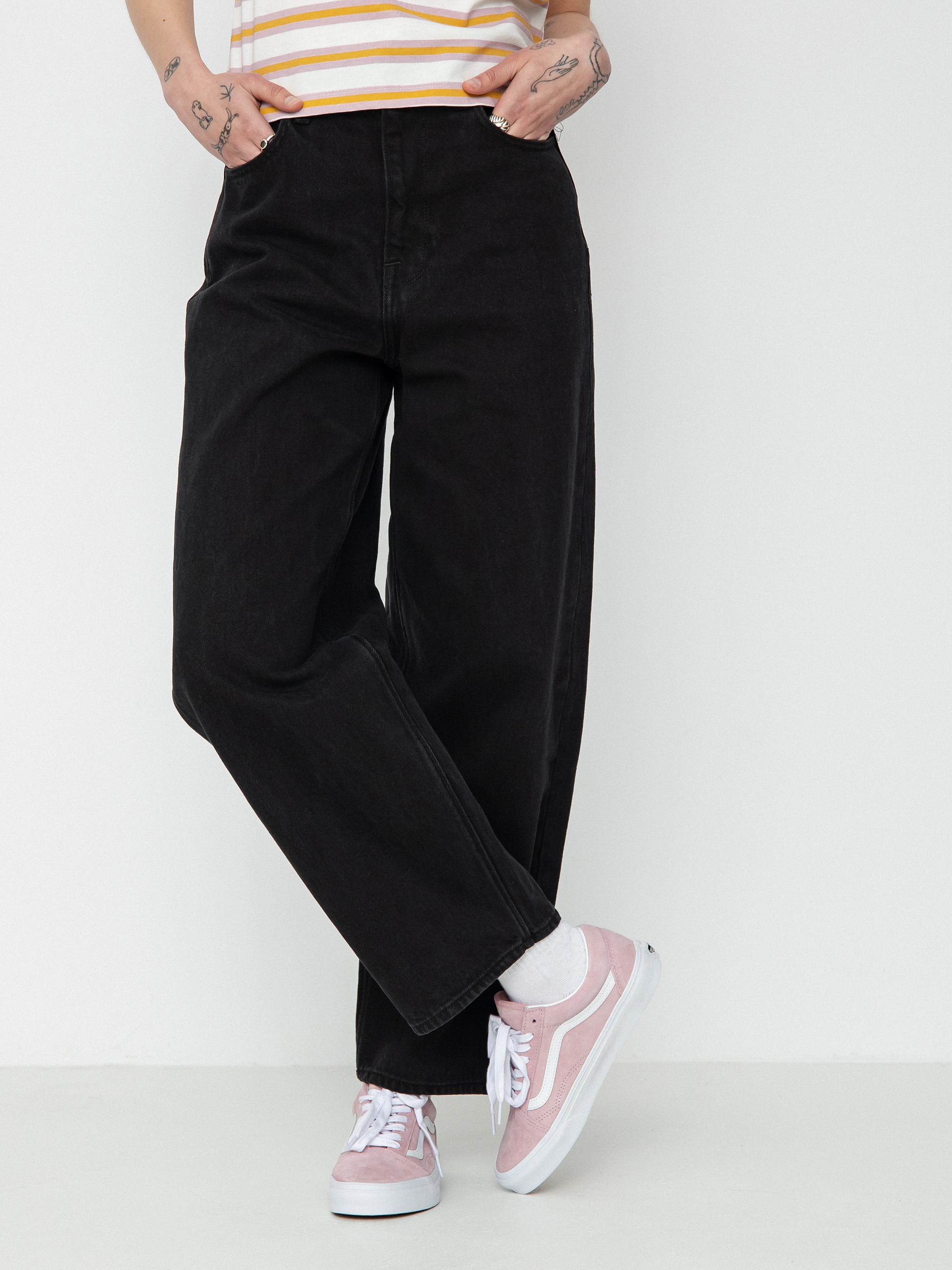 Штани Volcom Weellow Denim Wmn (black)