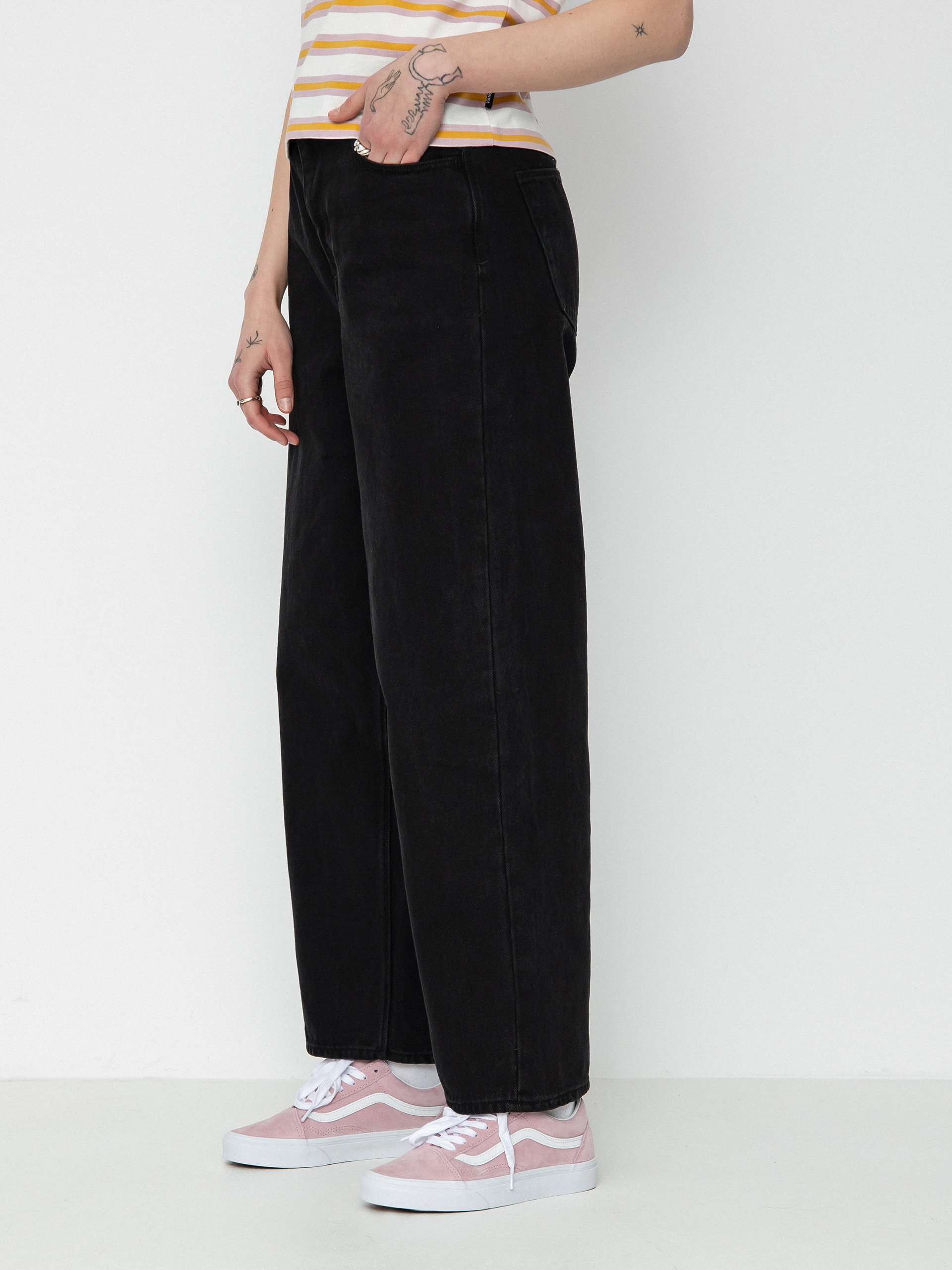 Штани Volcom Weellow Denim Wmn (black)