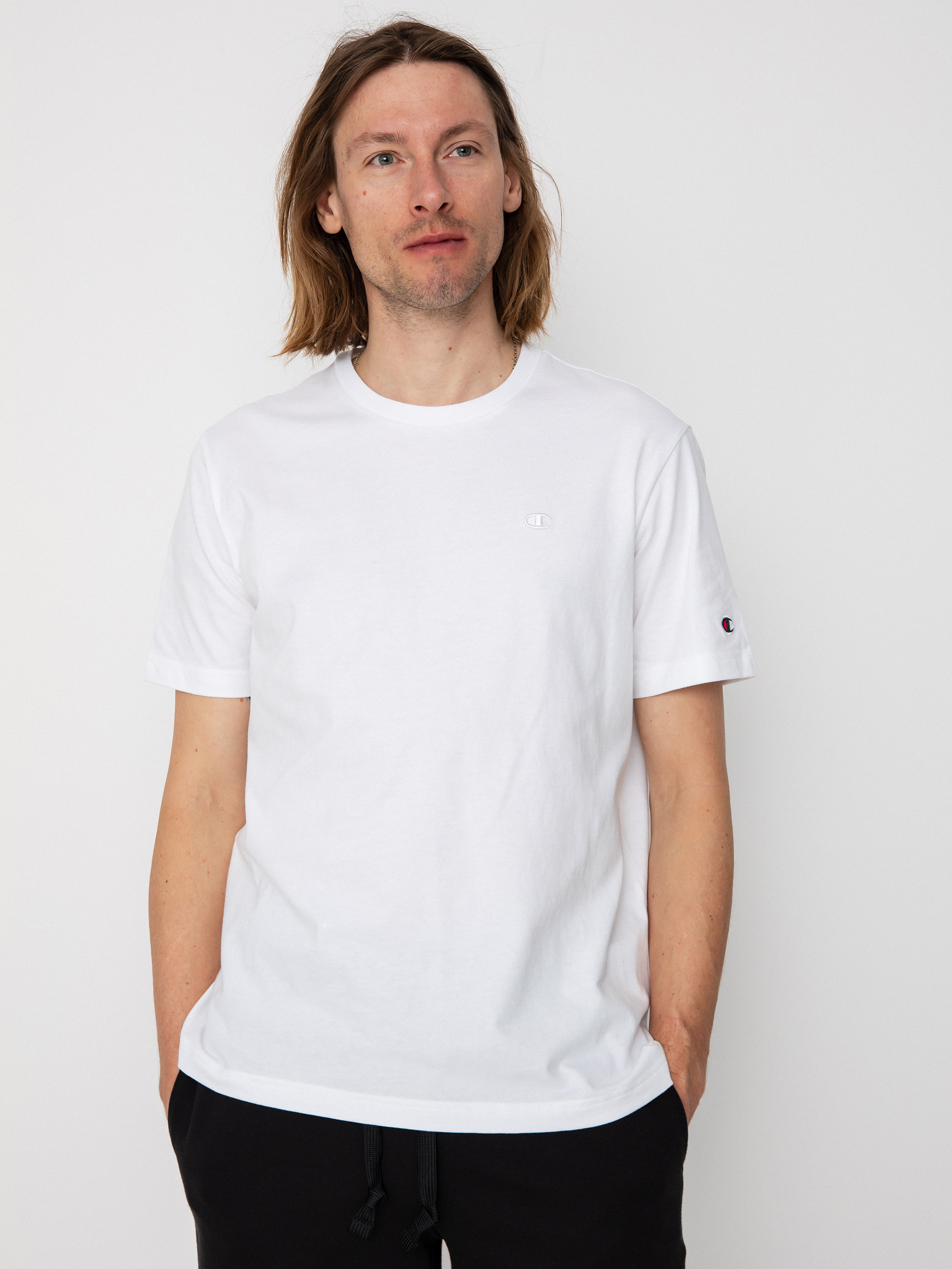 u0424u0443u0442u0431u043eu043bu043au0430 Champion Crewneck T-Shirt 218496 (wht)