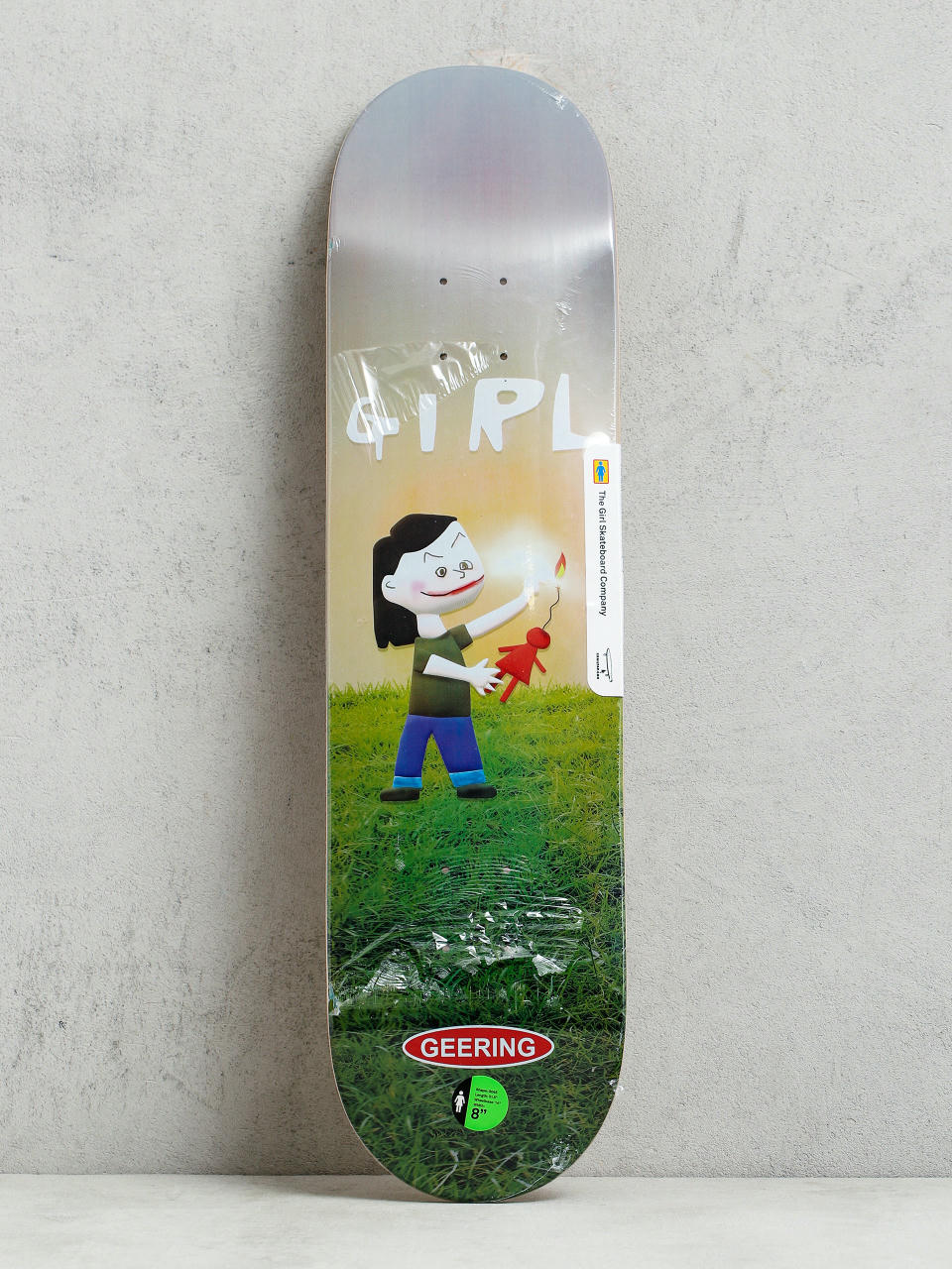 Декa Girl Skateboard Geering One Off (black)