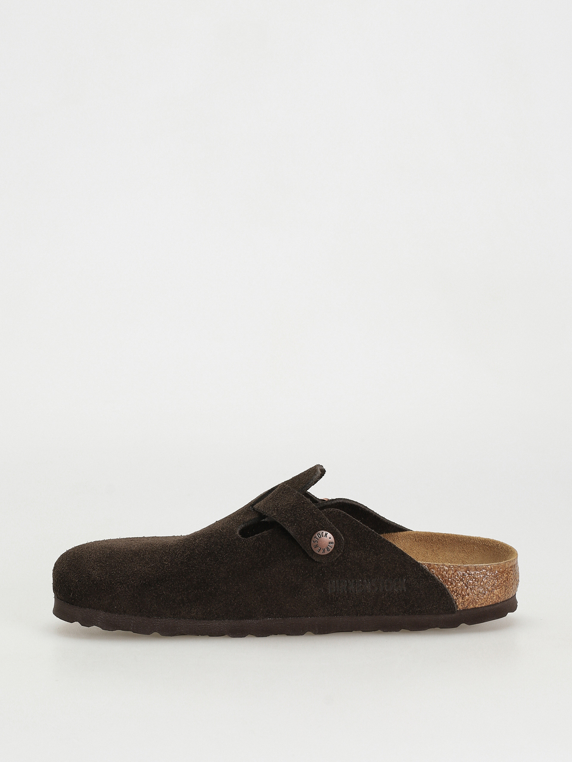Шльопанці Birkenstock Boston Suede Narrow Wmn (mocha)