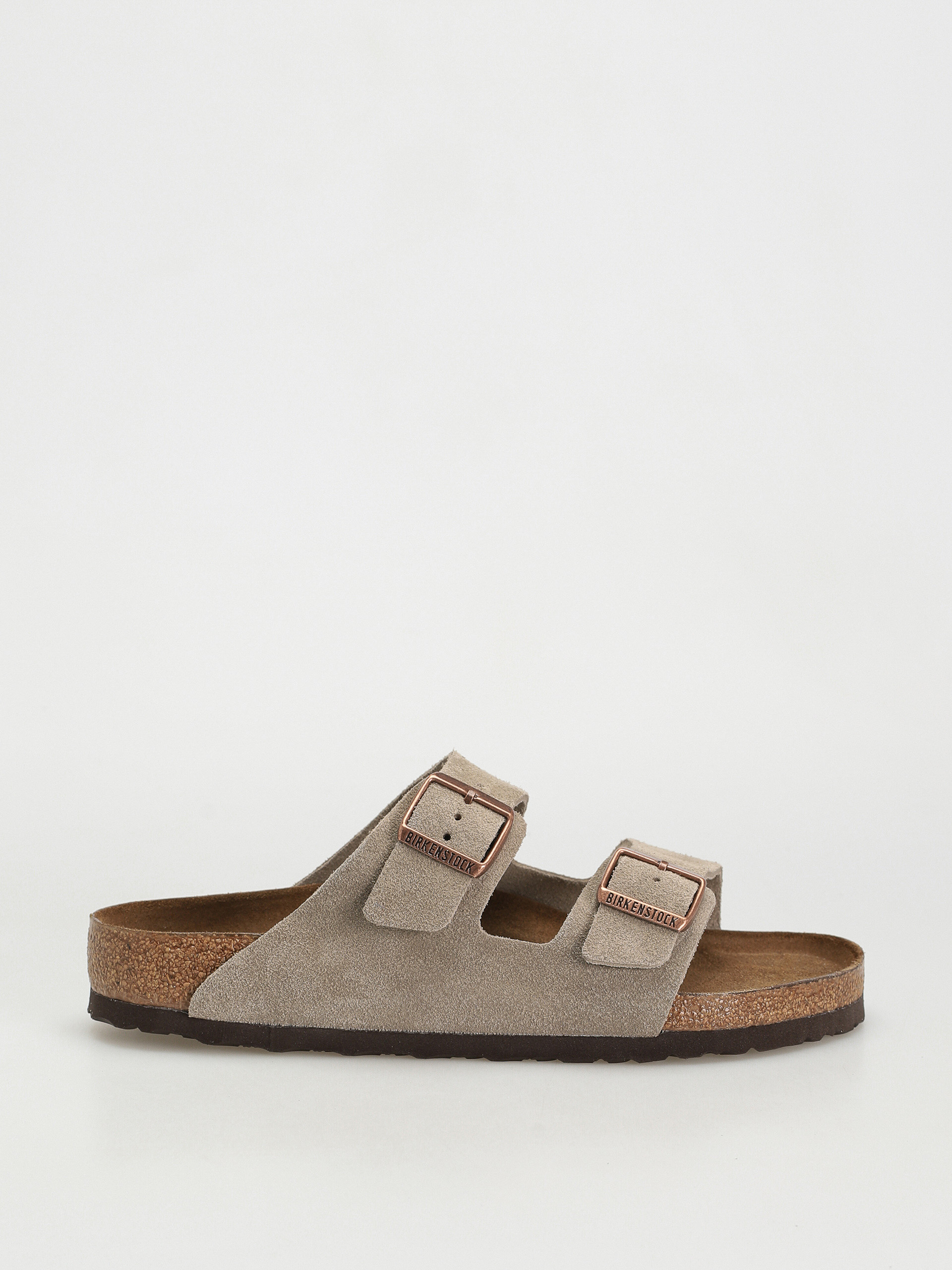 Шльопанці Birkenstock Arizona Suede Regular (taupe)