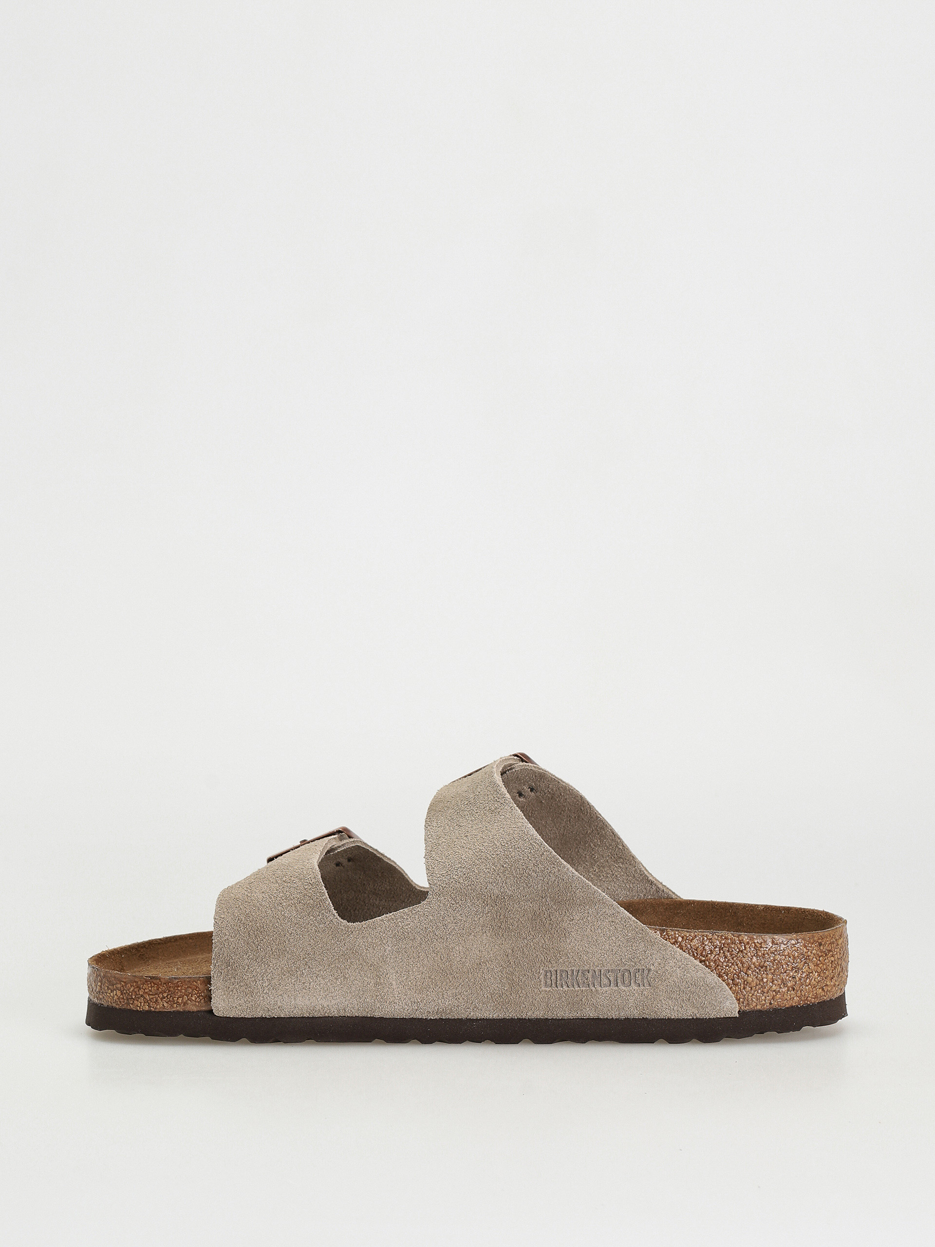 Шльопанці Birkenstock Arizona Suede Regular (taupe)