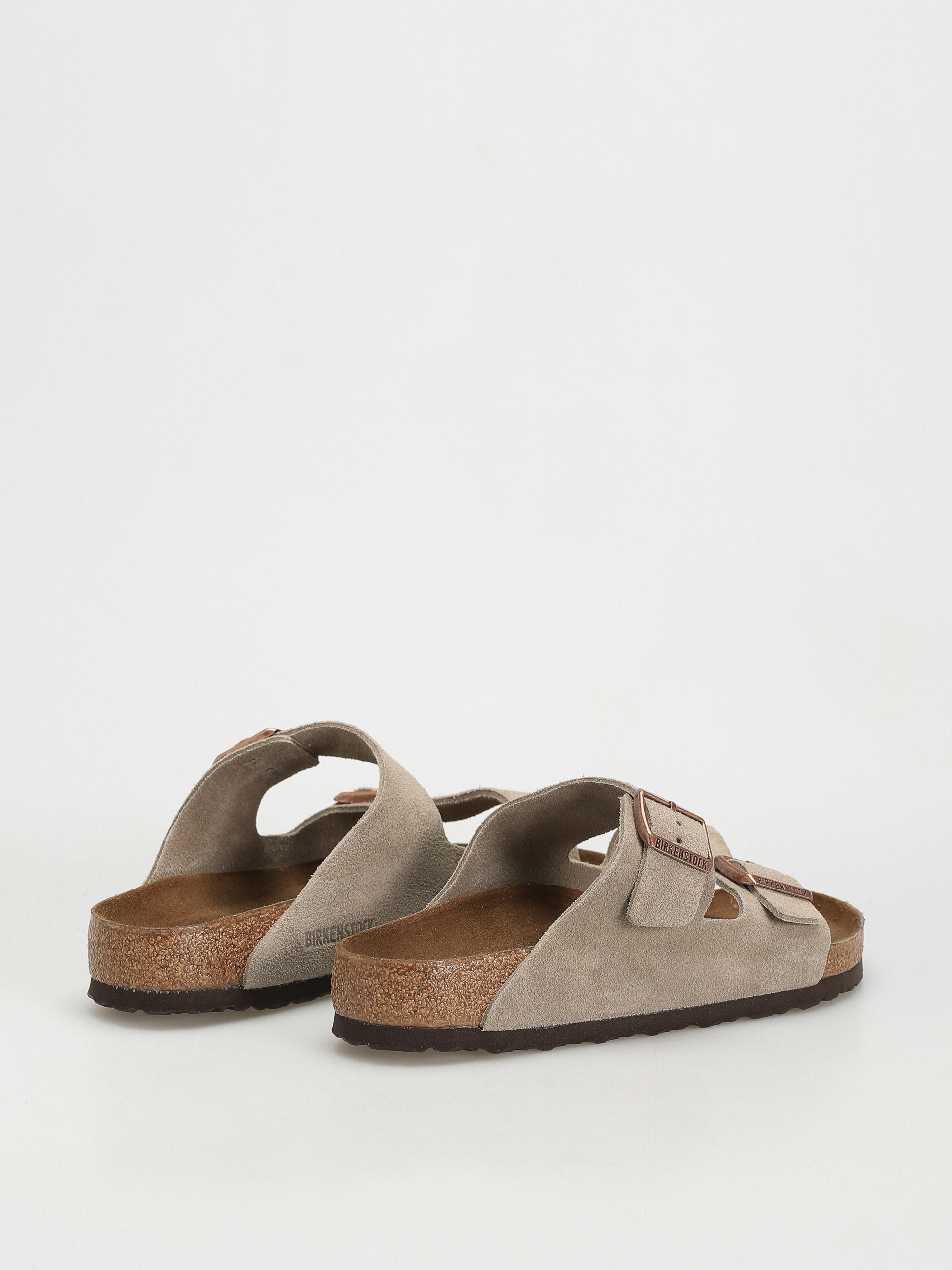Шльопанці Birkenstock Arizona Suede Regular (taupe)