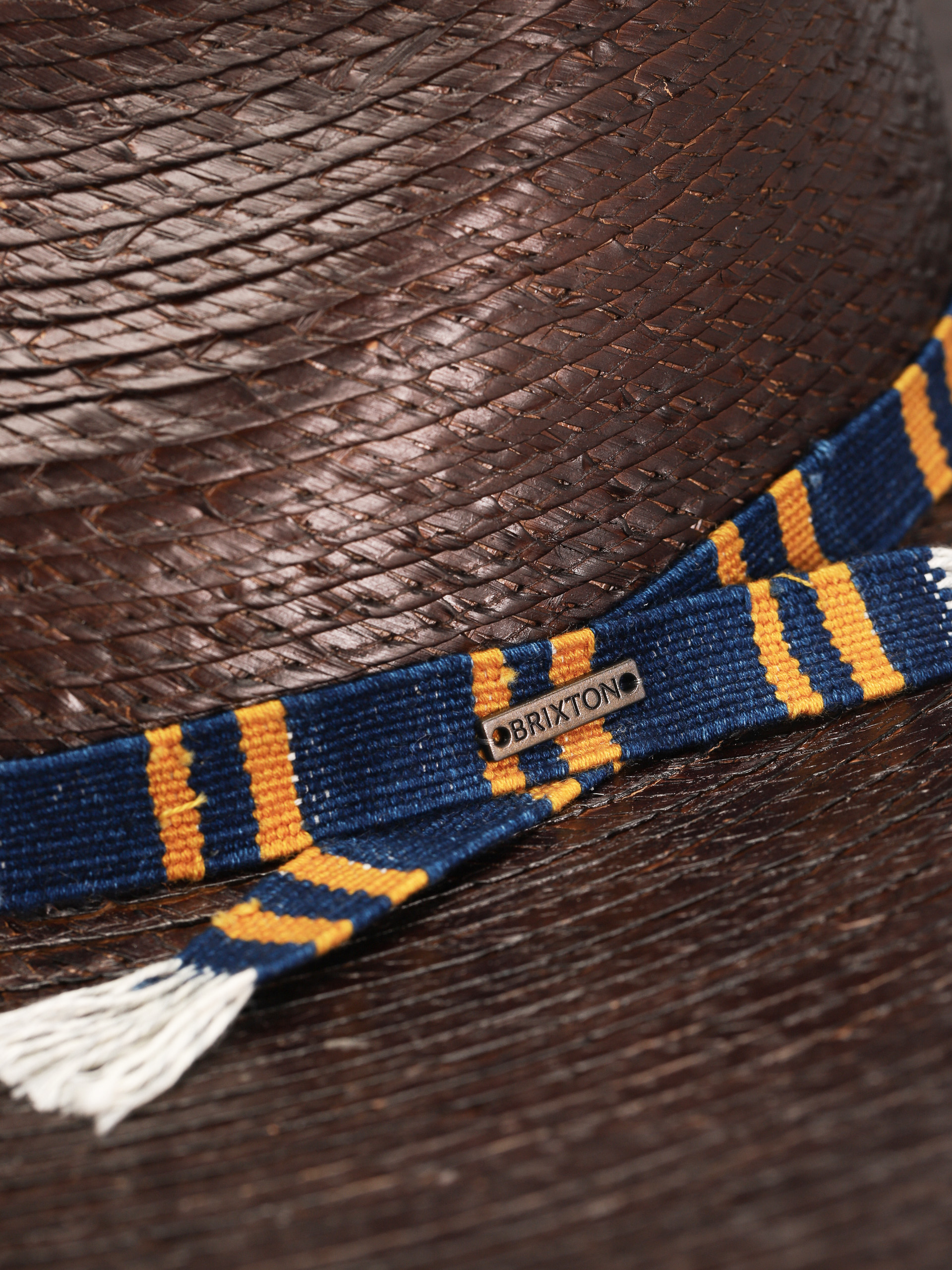 Капелюх Brixton Leigh Straw Fedora (brown)