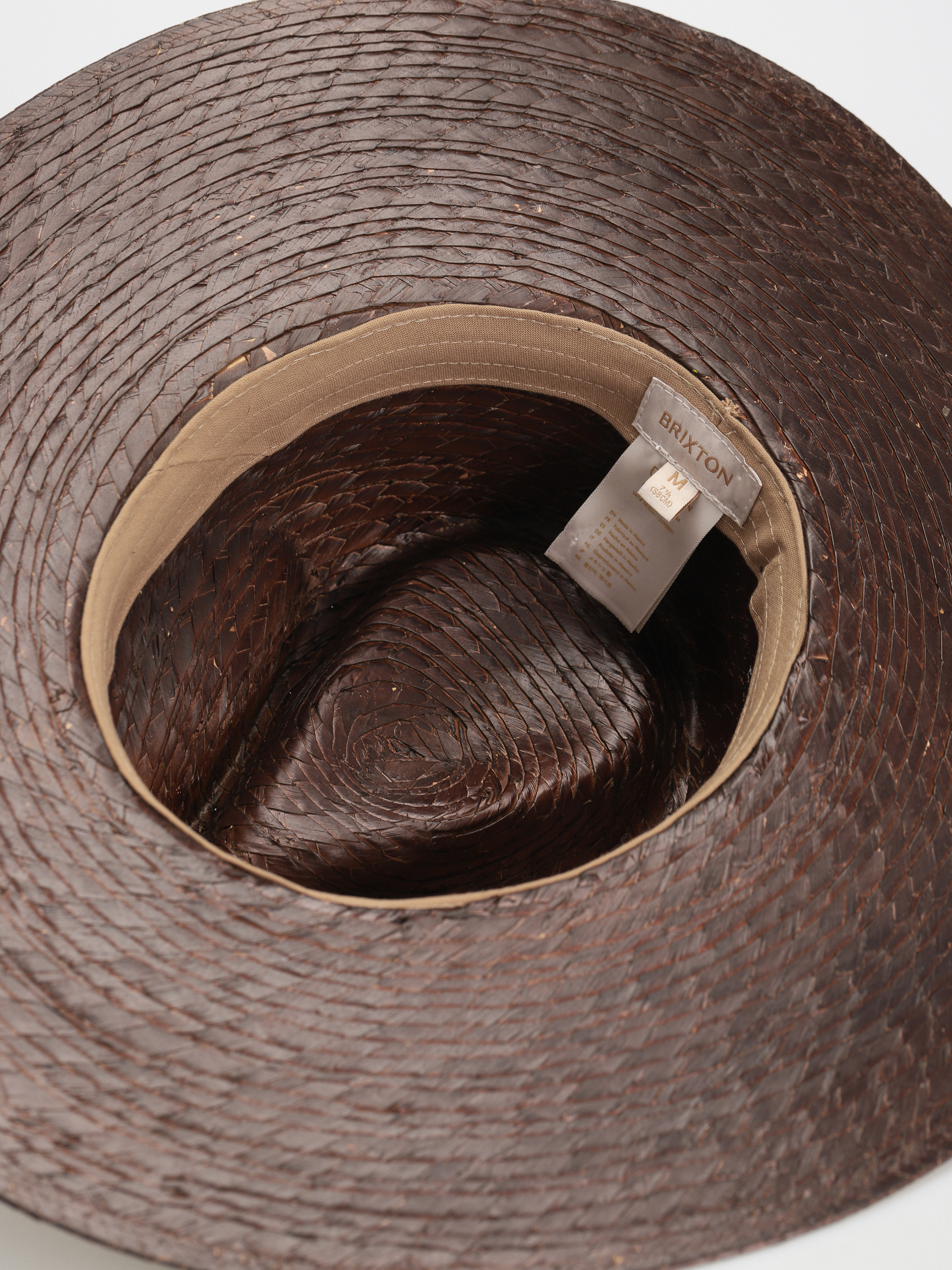 Капелюх Brixton Leigh Straw Fedora (brown)