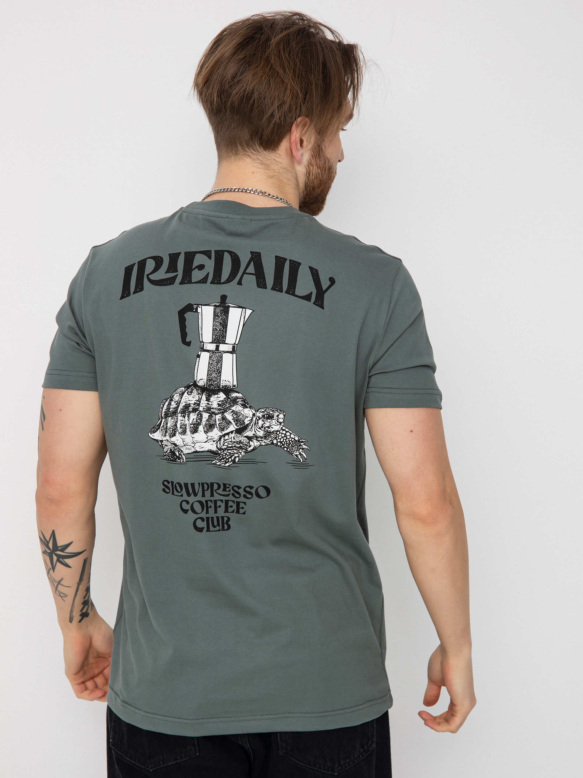 Футболка Iriedaily Slowpresso (jungle green)