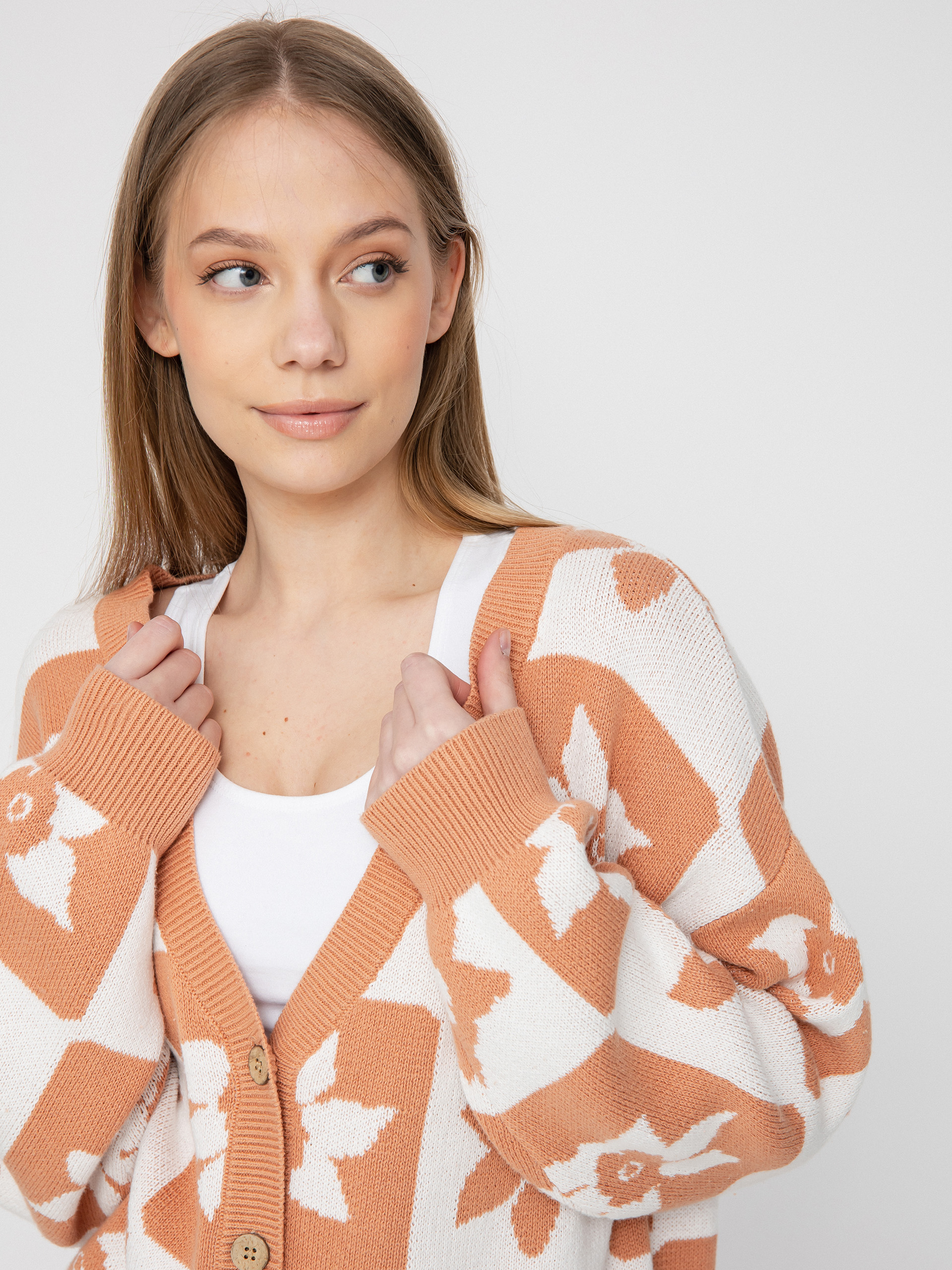 Светр Roxy Million Glory Wmn (snow white one love check)