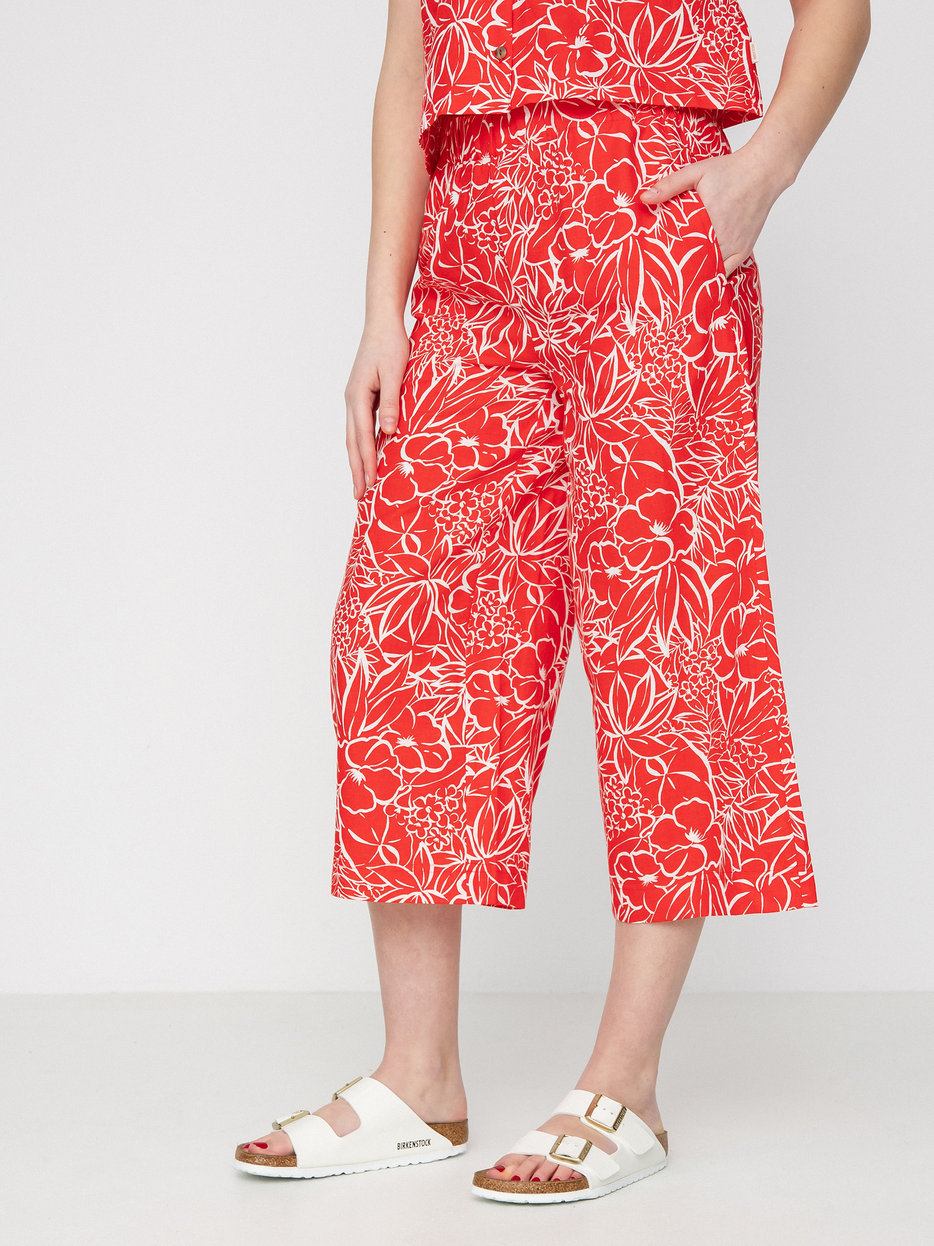 Штани Brixton Indo Linen Wide Leg Wmn (aloha red)