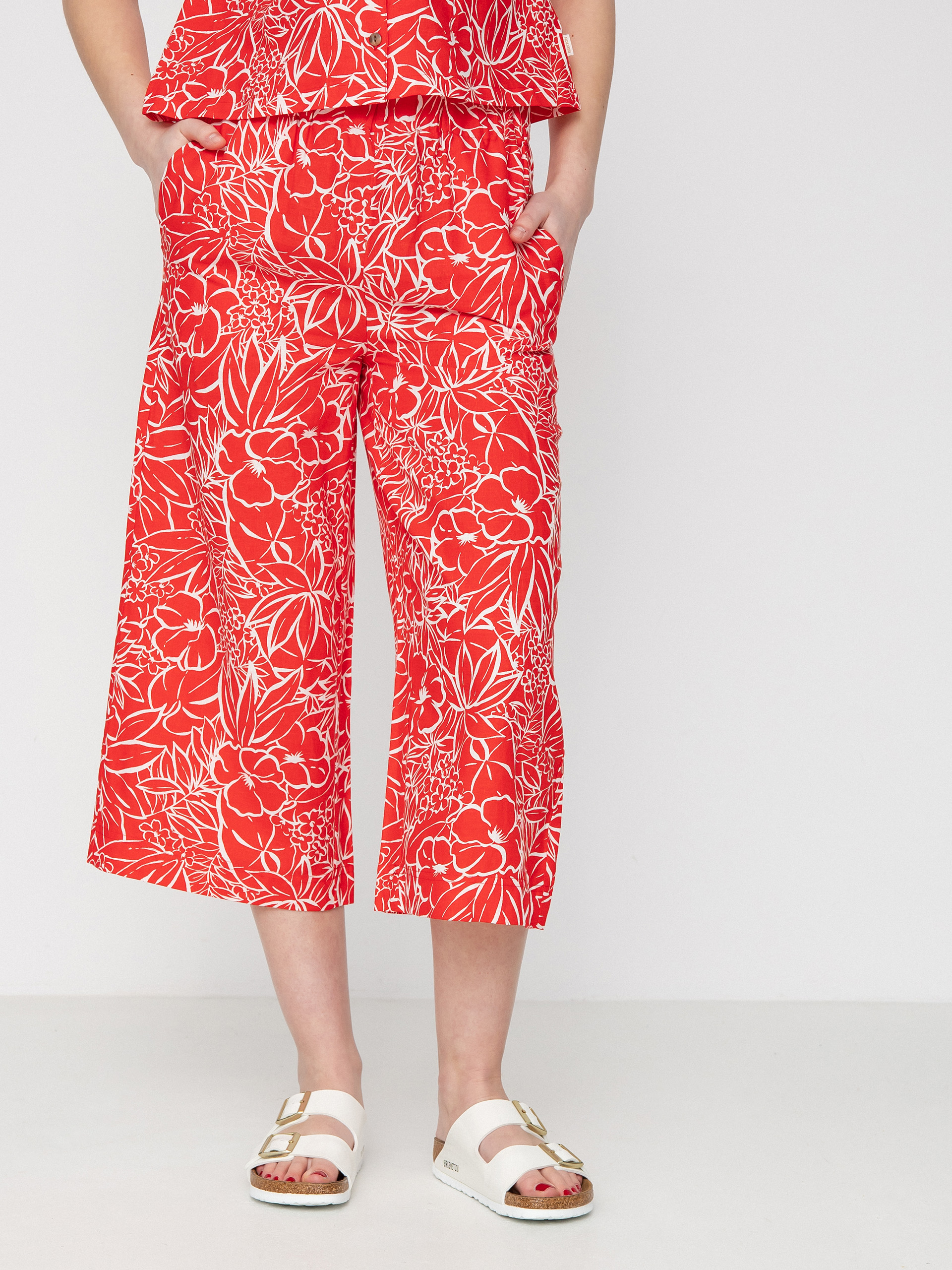 Штани Brixton Indo Linen Wide Leg Wmn (aloha red)