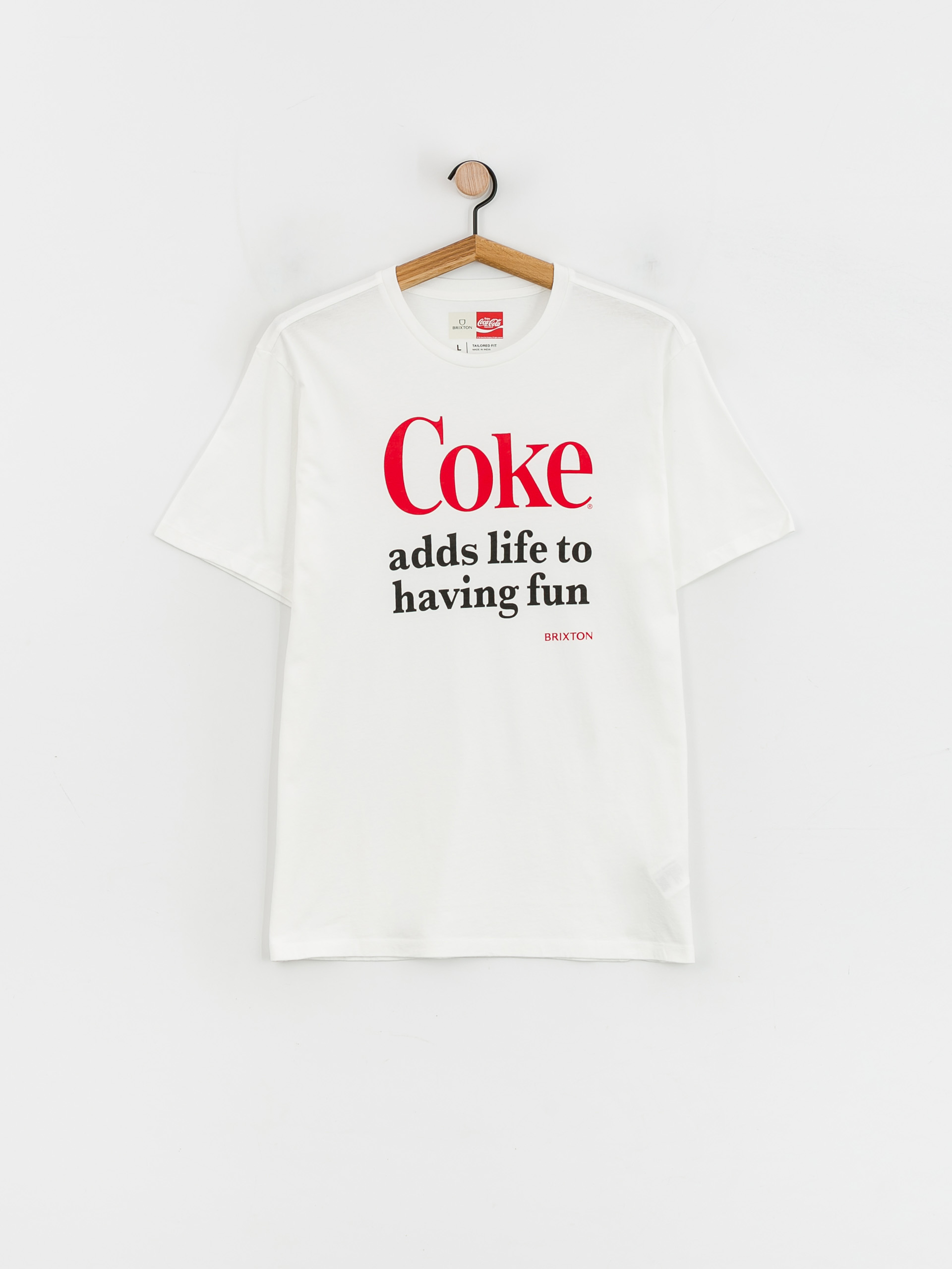 Футболка Brixton Coca-Cola Having Fun (white)