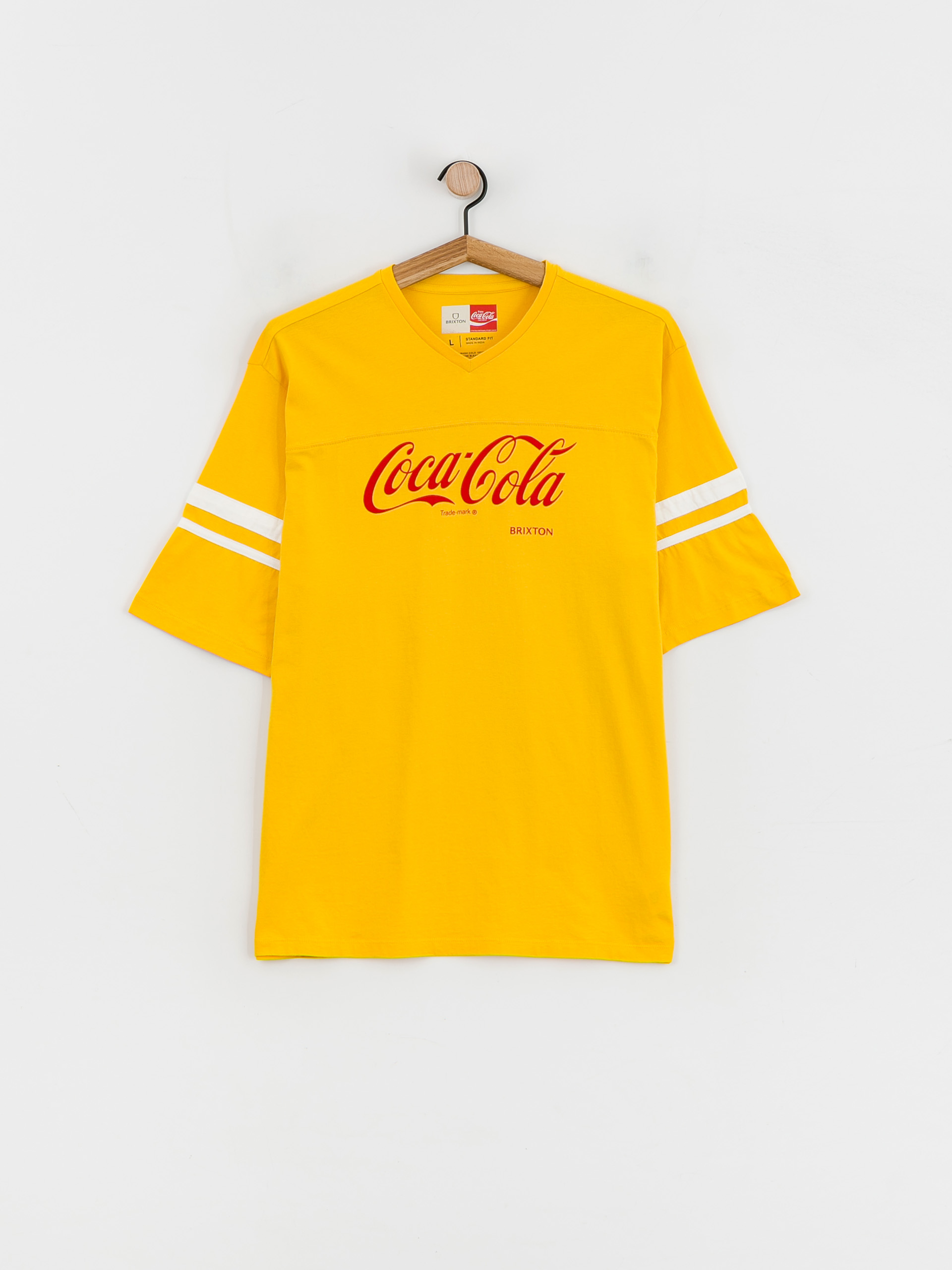 Футболка Brixton Coca-Cola Classic Football (yellow)