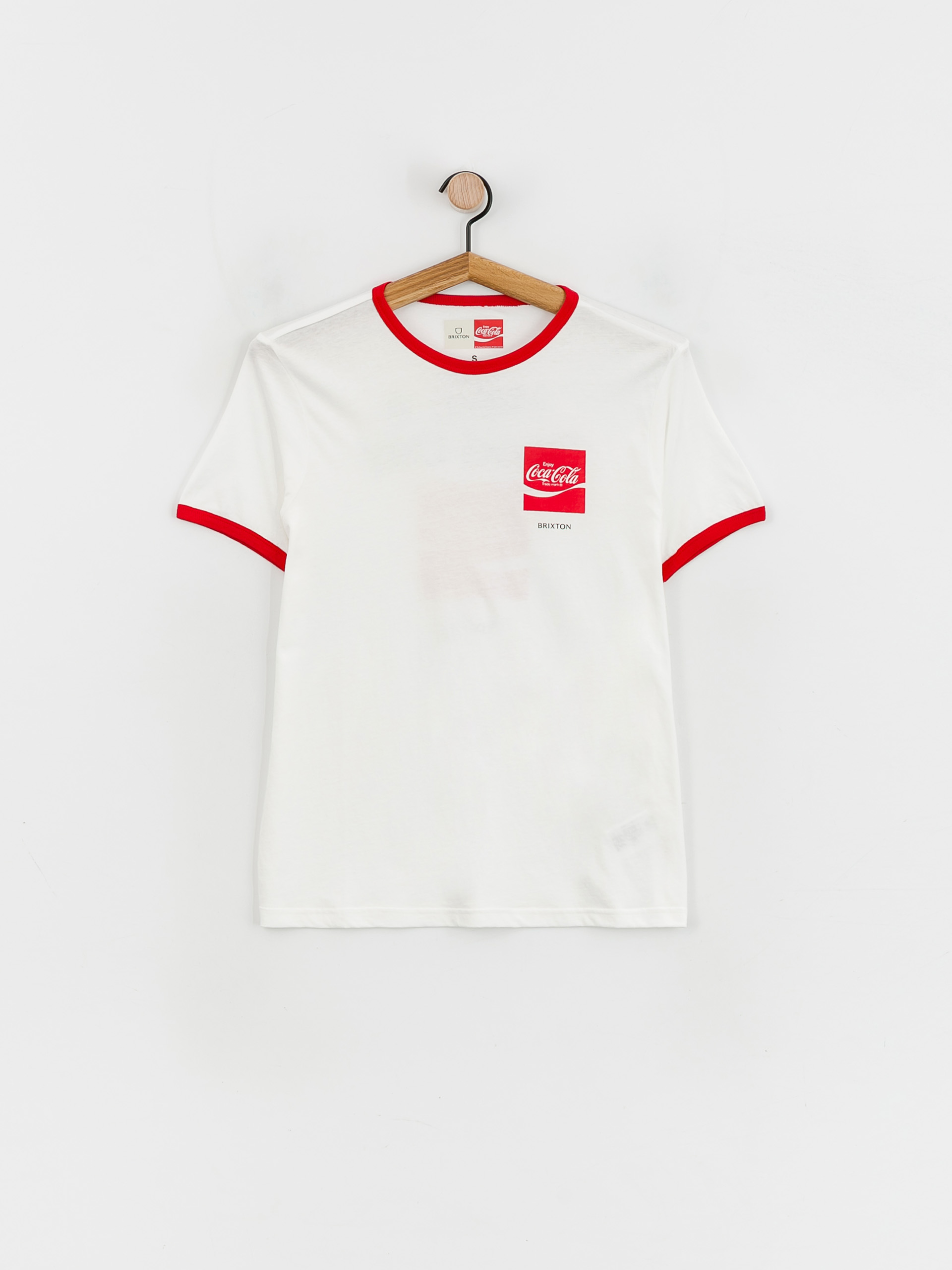 Футболка Brixton Coca-Cola Good Day Ringer Wmn (white)