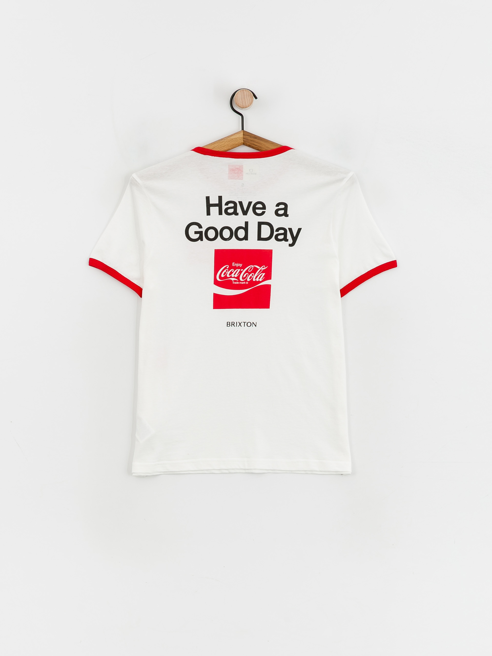 Футболка Brixton Coca-Cola Good Day Ringer Wmn (white)